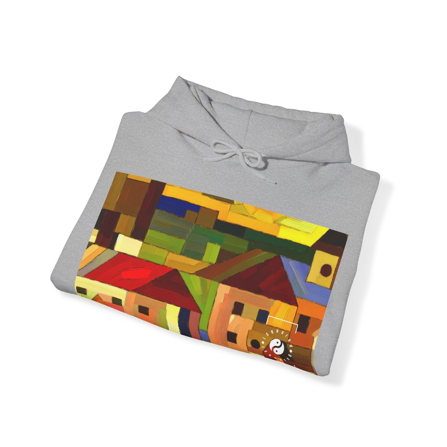 "Earthen Adobes in Hues of Hundertwasser" - Hoodie