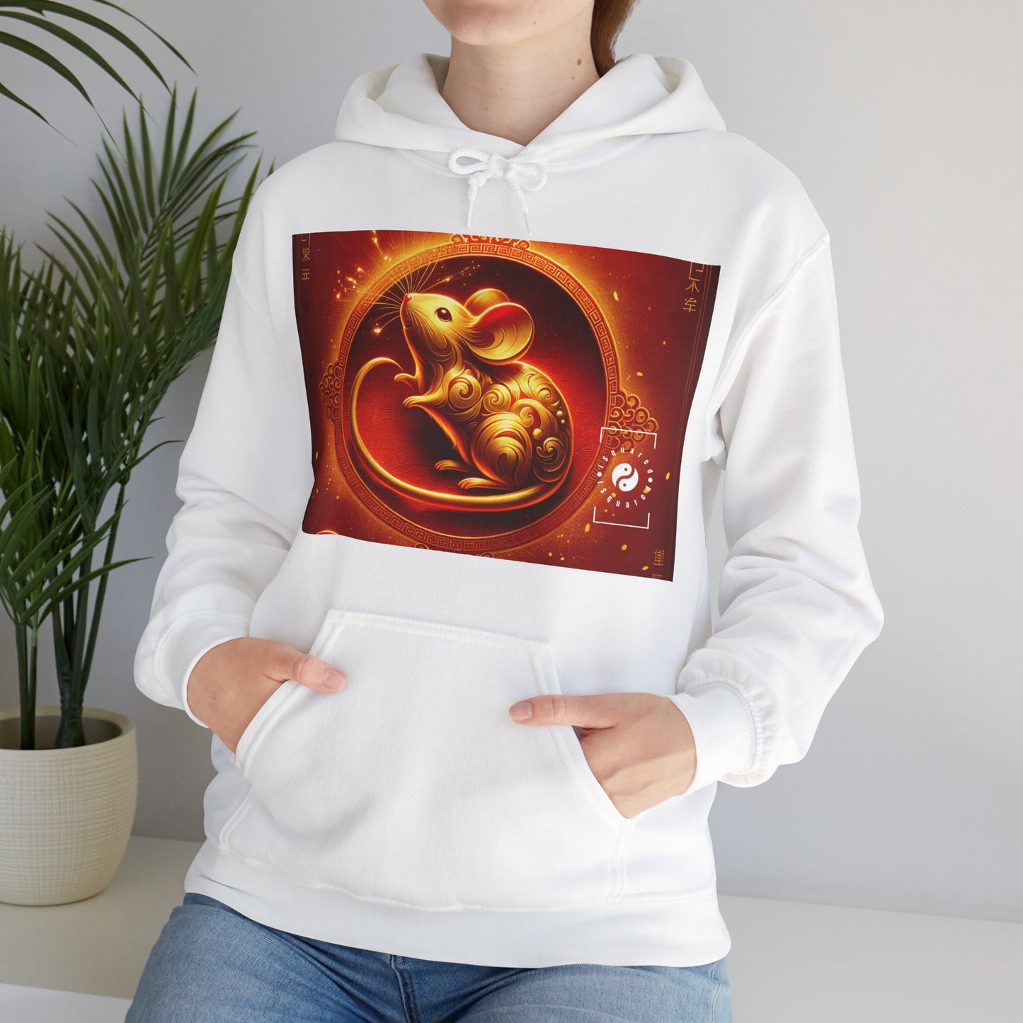 "Golden Emissary: A Lunar New Year's Tribute" - Hoodie