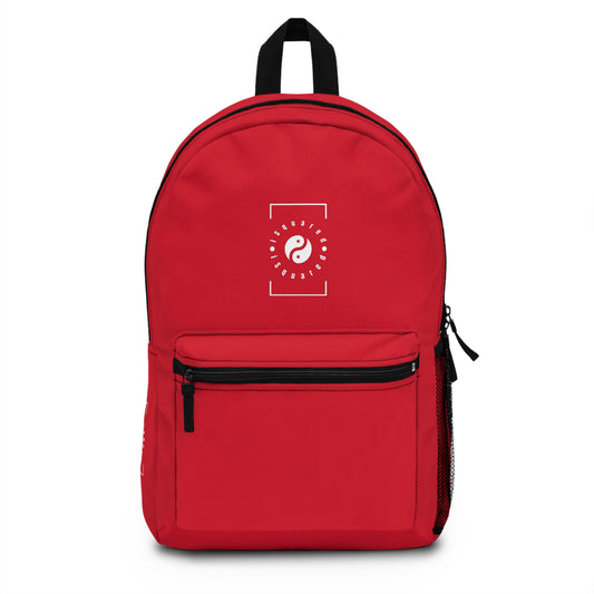 #D10927 Scarlet Red - Backpack