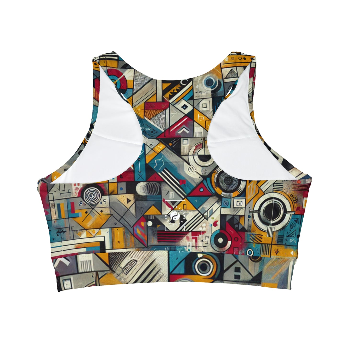 Basquiandinsky - High Neck Crop Top