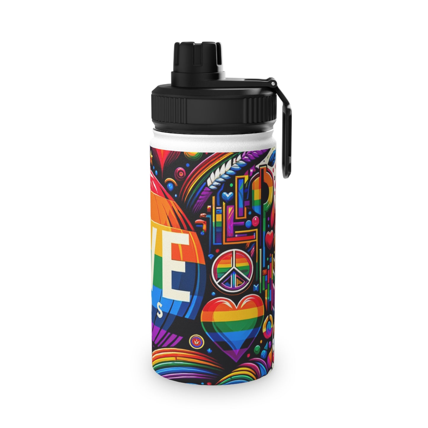 LOVE WINS - Sports Water Bottle