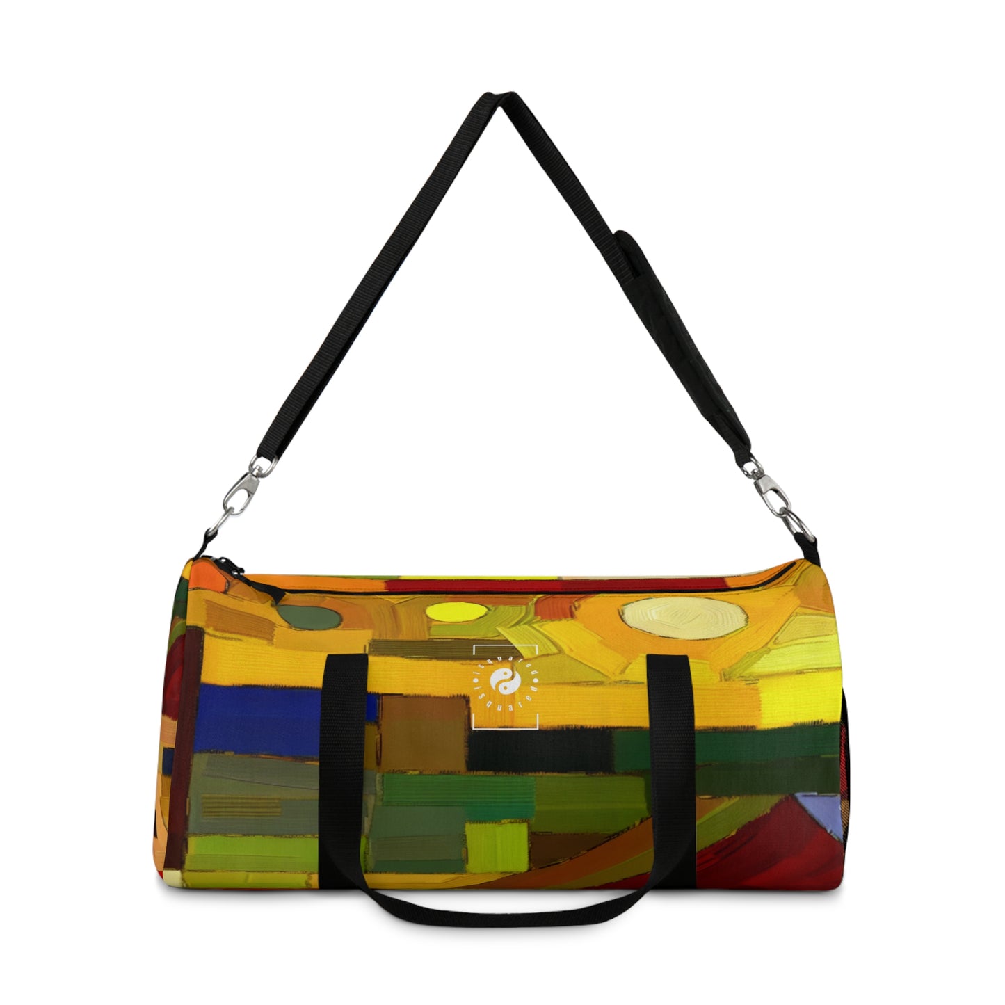 "Earthen Adobes in Hues of Hundertwasser" - Duffle Bag