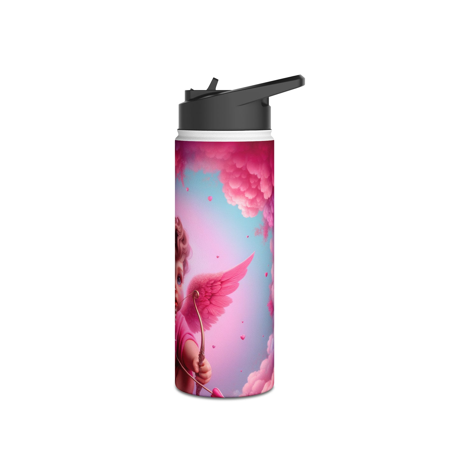 "Bold Blush: A Cupid's Love Affair" - Water Bottle