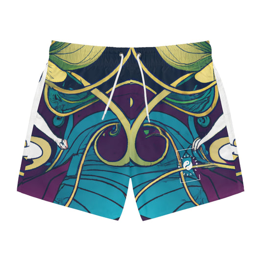 "Lotus Serenity Dance" - Swim Trunks for Men