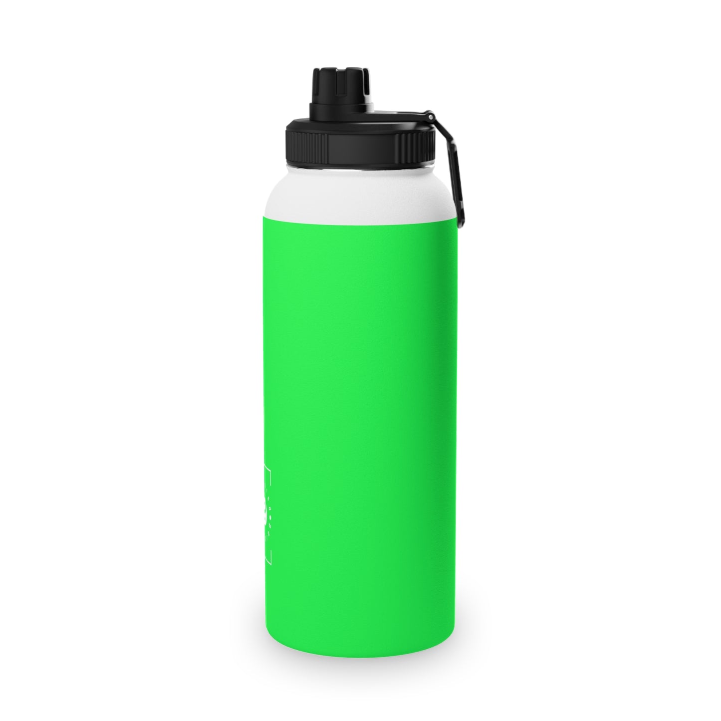 #0FFF50 Neon Green - Sports Water Bottle