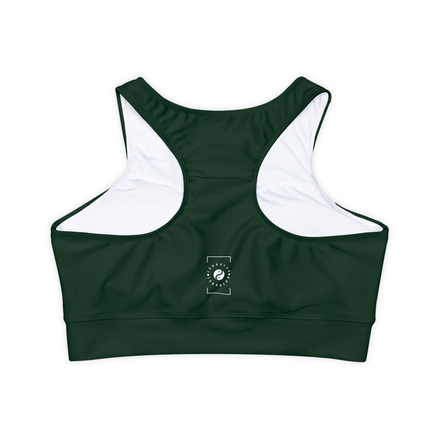 #153B1C Forest Green - Soutien-gorge de sport doublé et rembourré