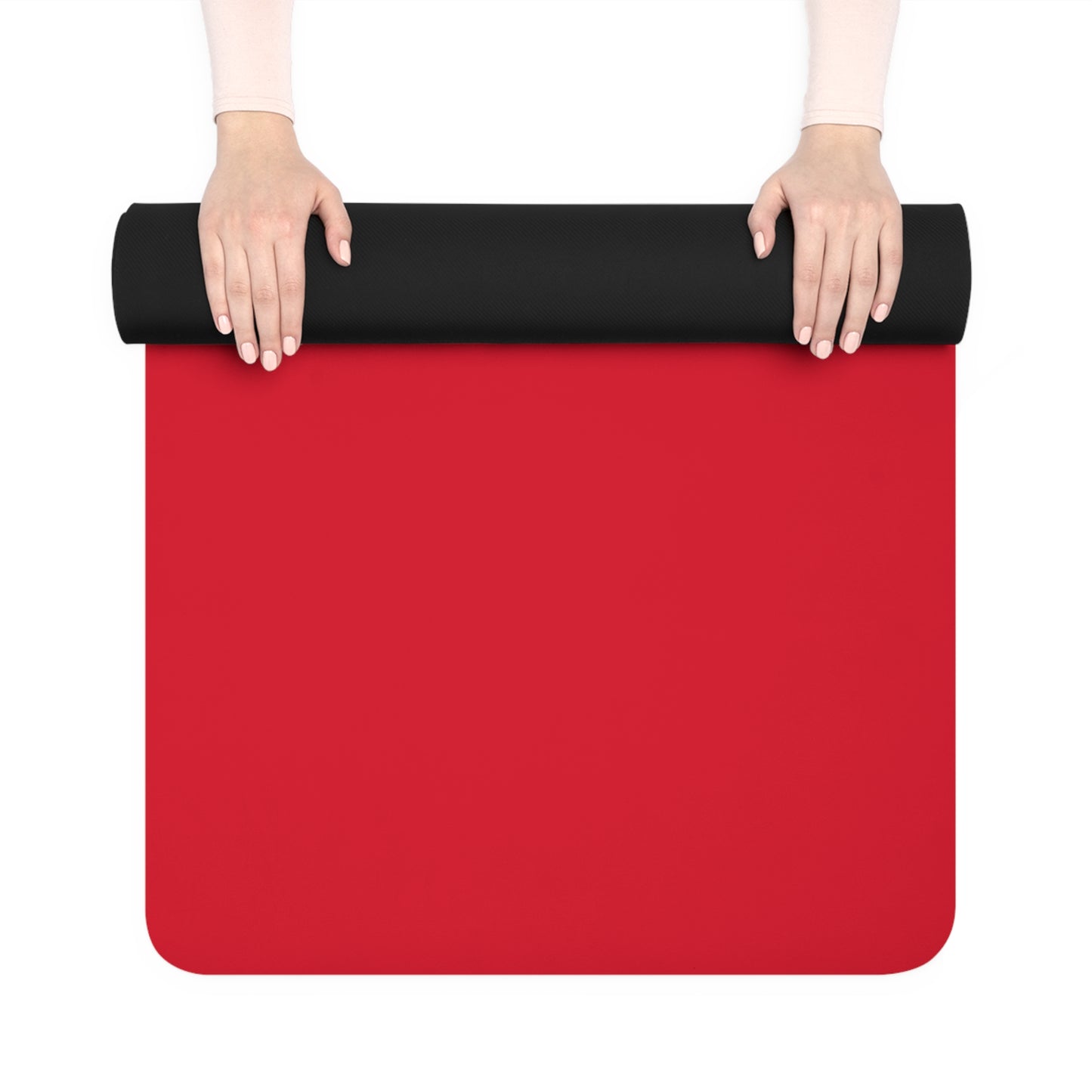 #D10927 Scarlet Red - Yoga Mat
