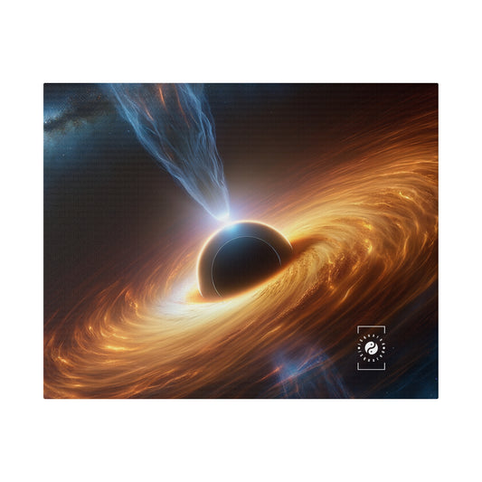 « Disques d'illumination : Black Hole Reverie » - impression sur toile