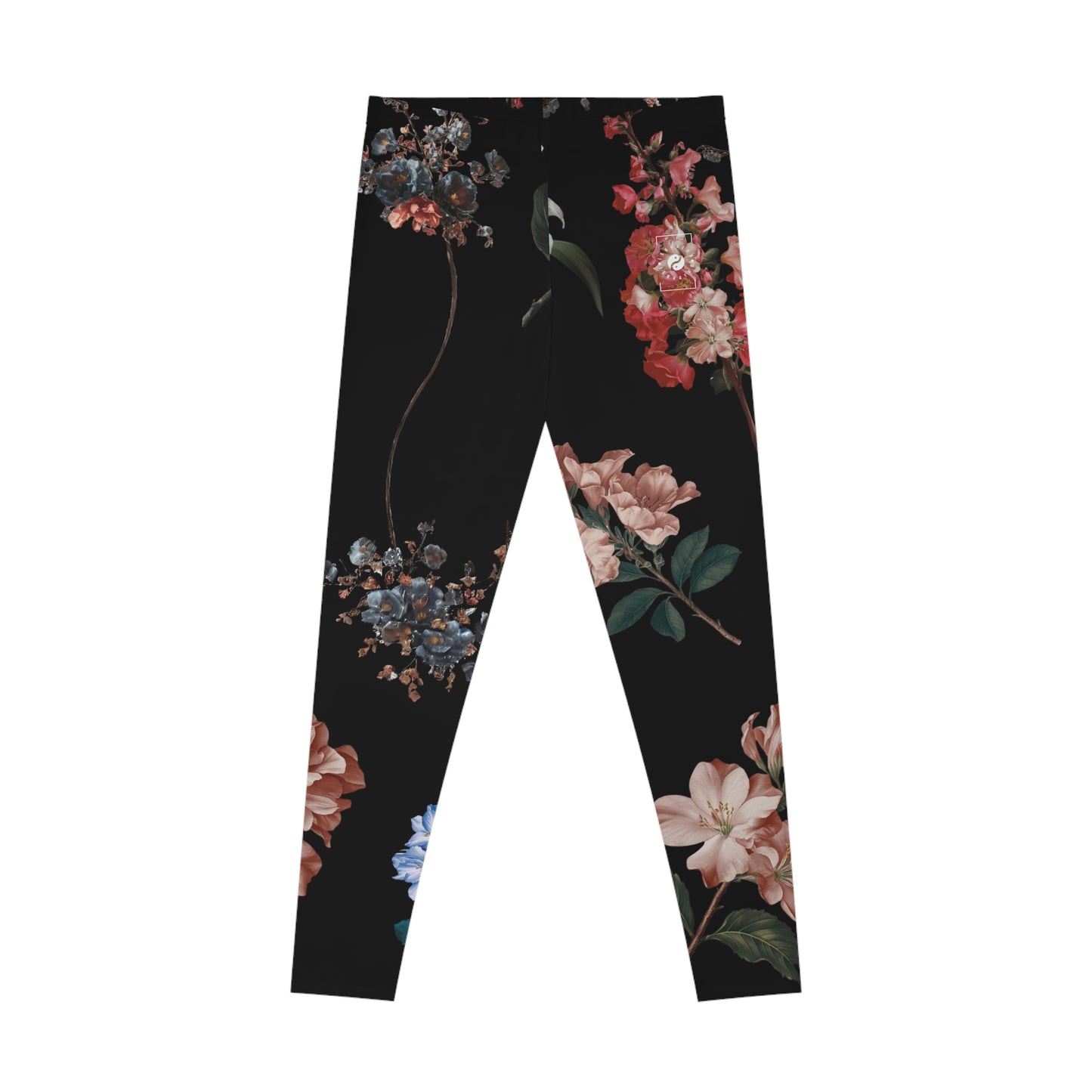 Botanicals on Black - Unisex Tights