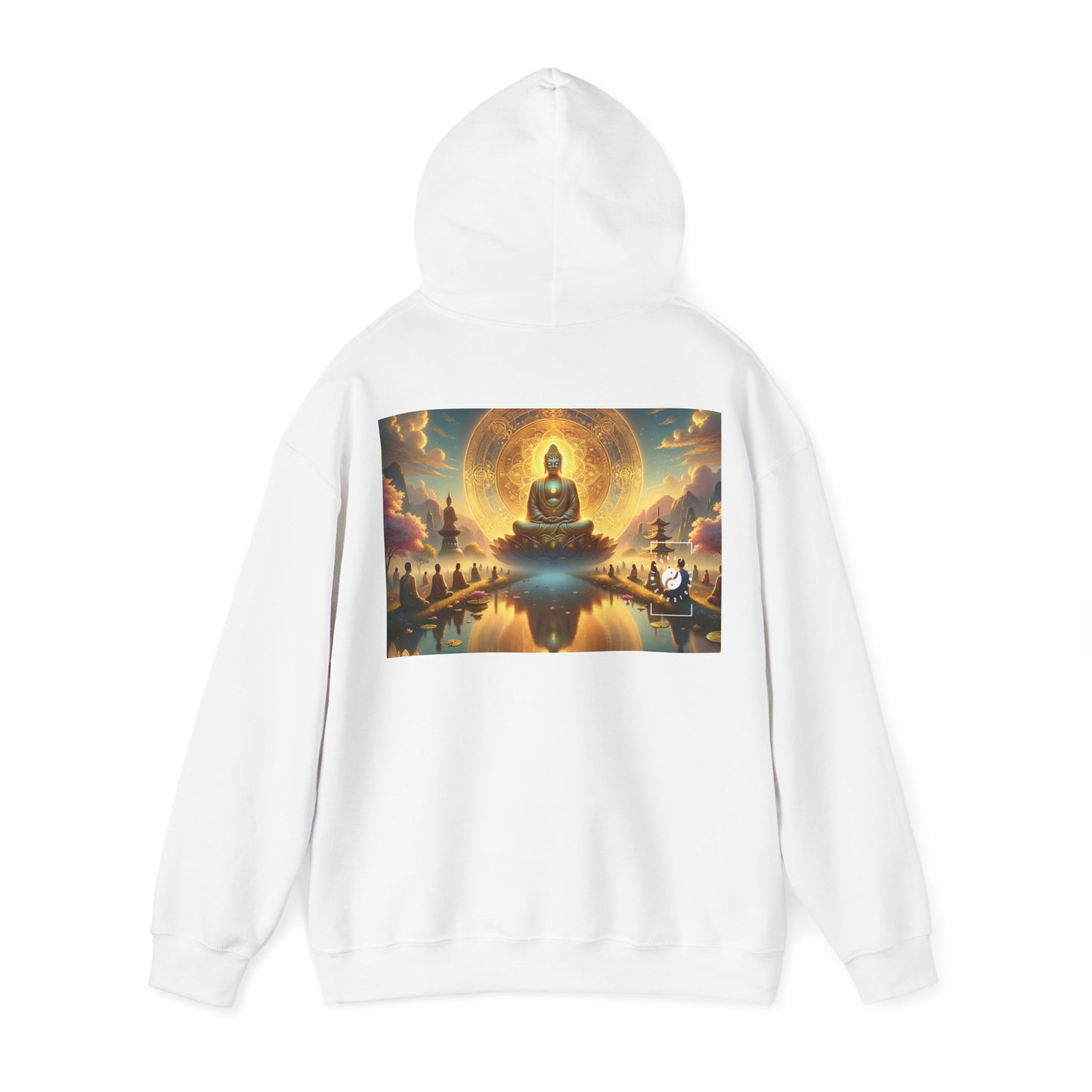 "Serenity in Transience: Illuminations of the Heart Sutra" - Hoodie