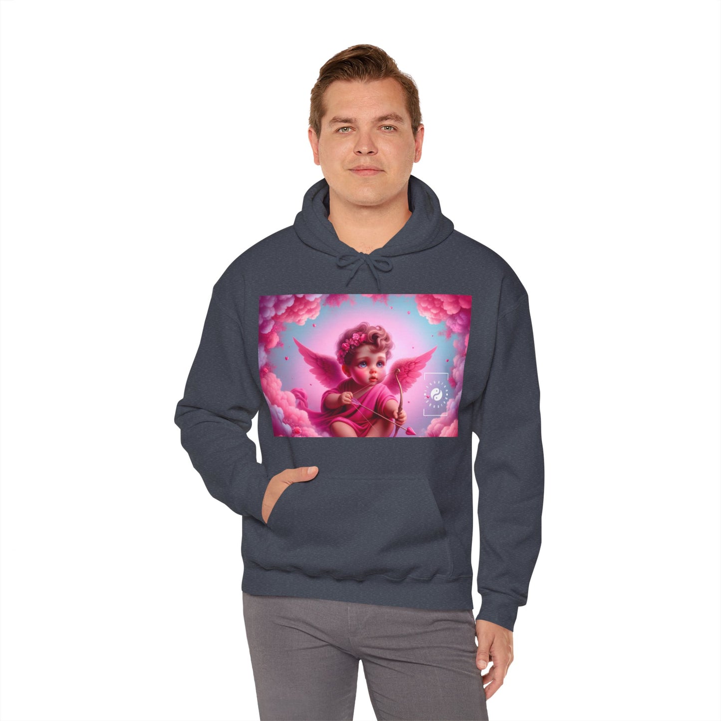 "Bold Blush: A Cupid's Love Affair" - Hoodie