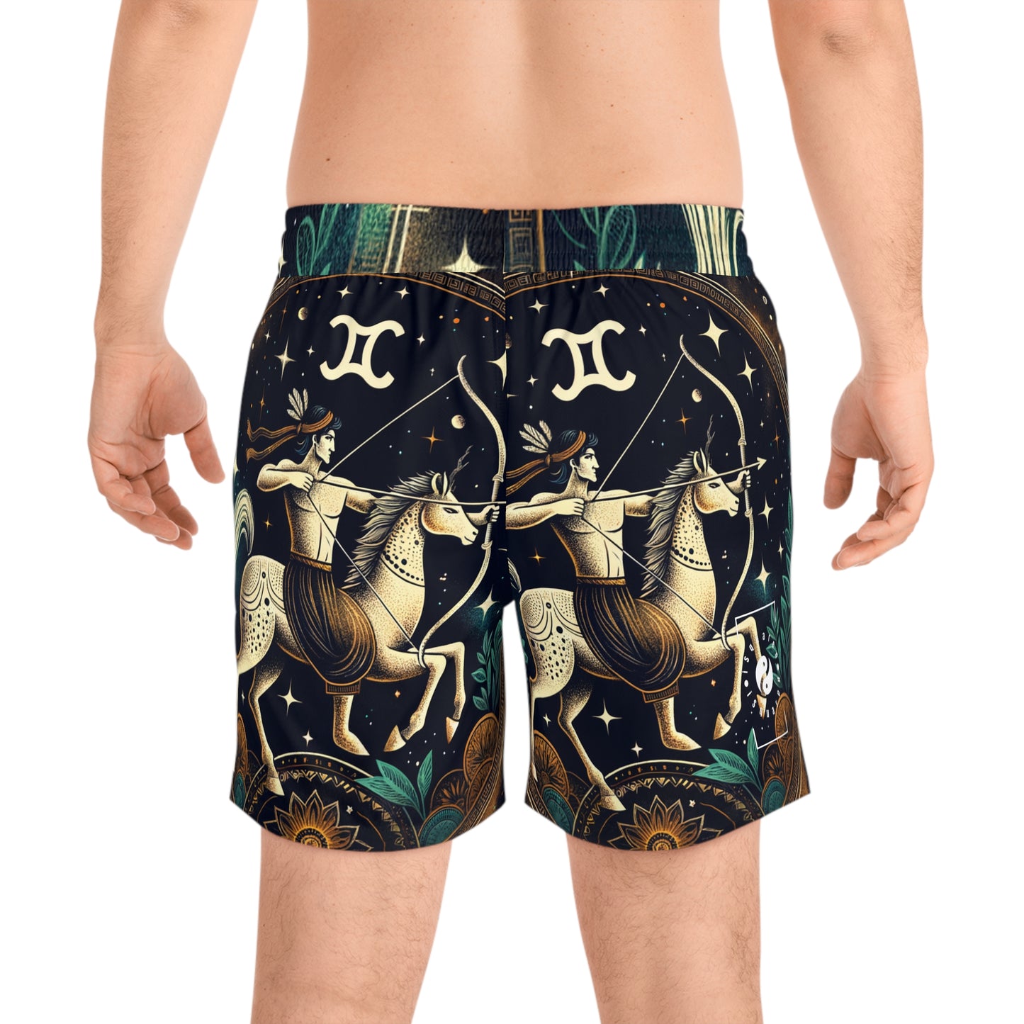 Sagittarius Emblem - Swim Shorts (Mid-Length) for Men