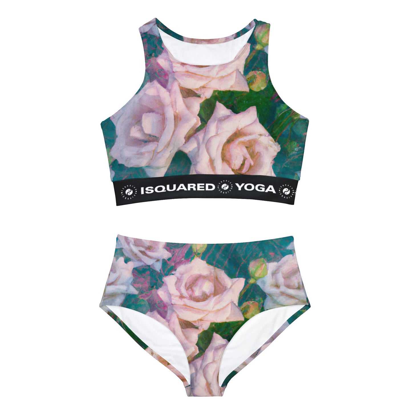 Cosmic Roses - Hot Yoga Bikini Set