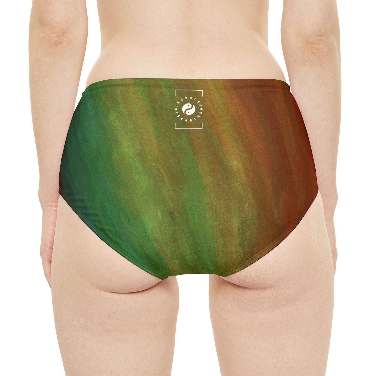 Subtle Rainbow Mood - High Waisted Bikini Bottom