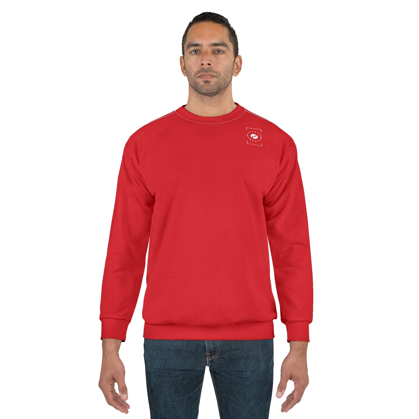 #D10927 Scarlet Red - Unisex Sweatshirt