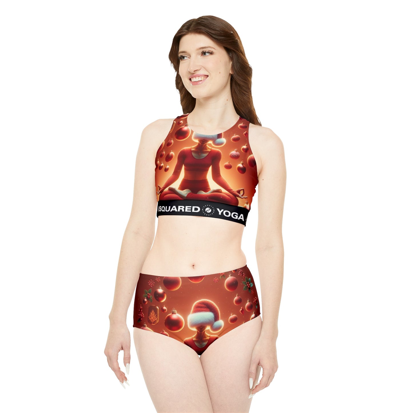 iSquared Yuletide Zen - Ensemble de bikini de yoga chaud