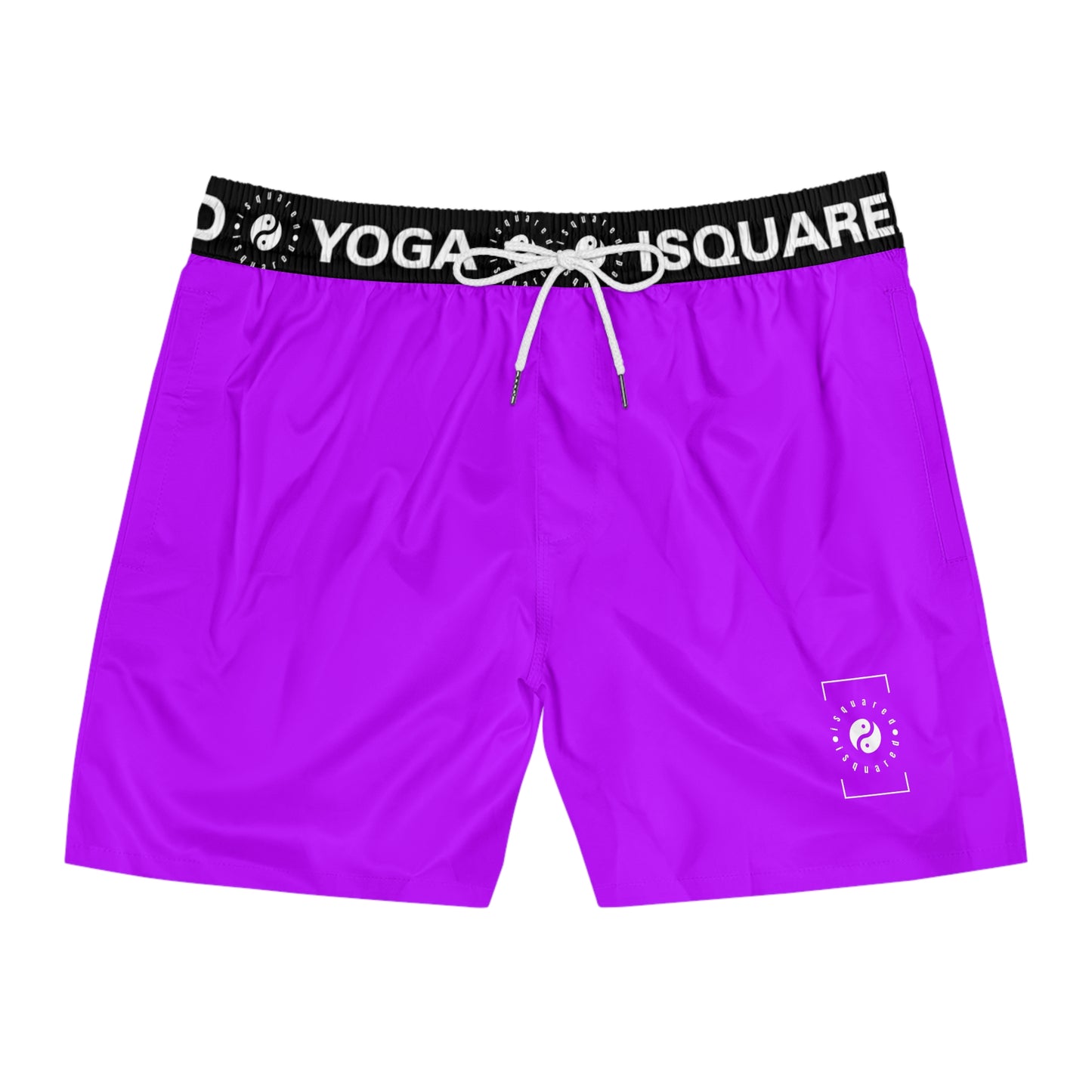 #BF00FF Electric Purple - Swim Shorts (Mid-Length) for Men