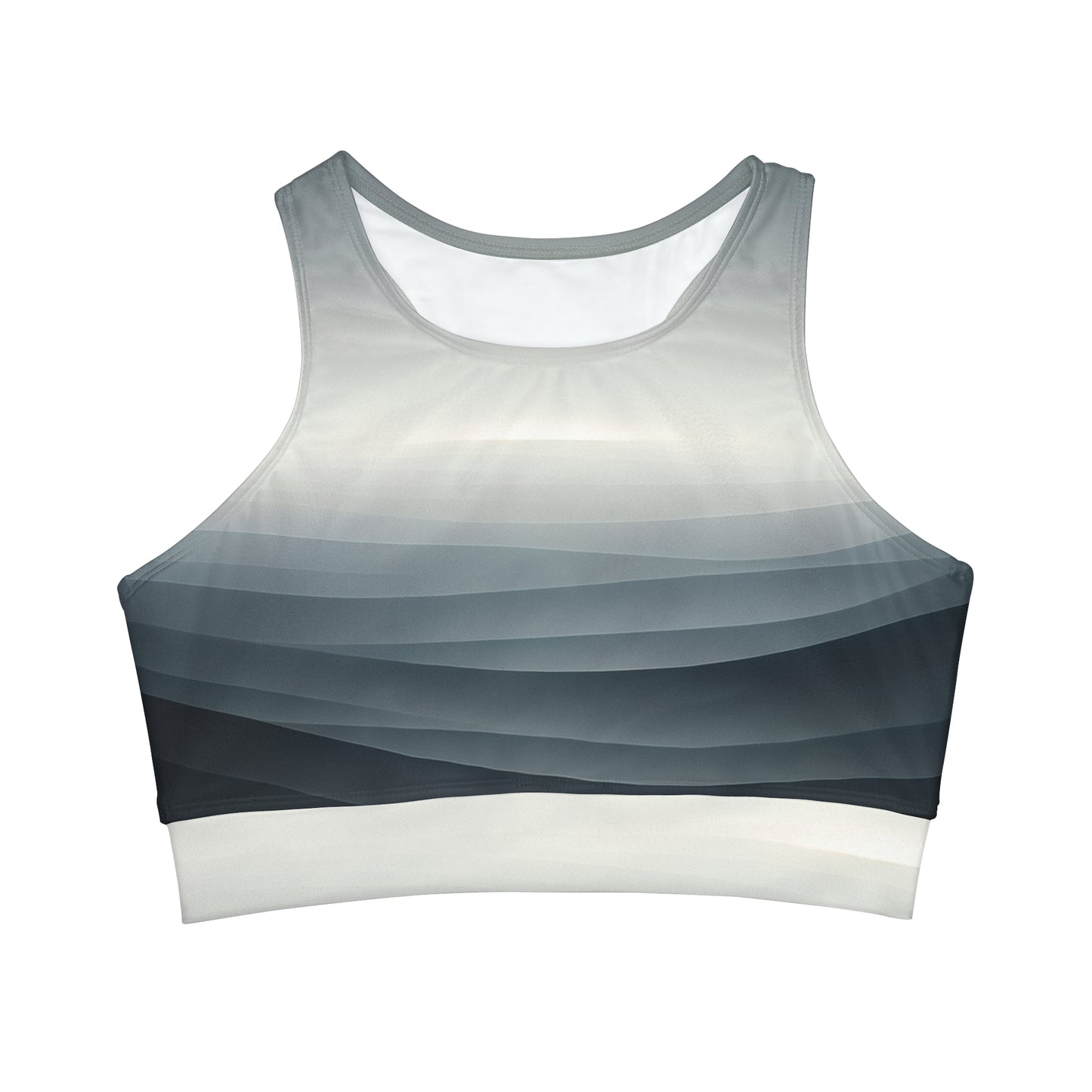 "Gradients of Grace" - High Neck Crop Top