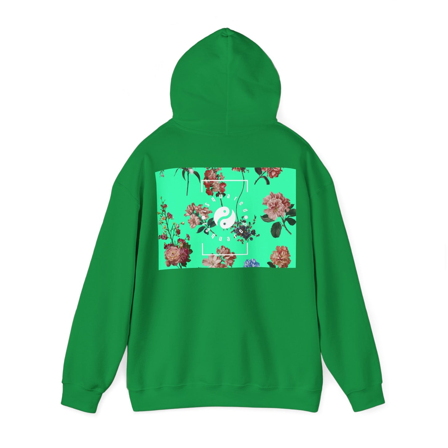 Botanicals on Turquoise - Hoodie