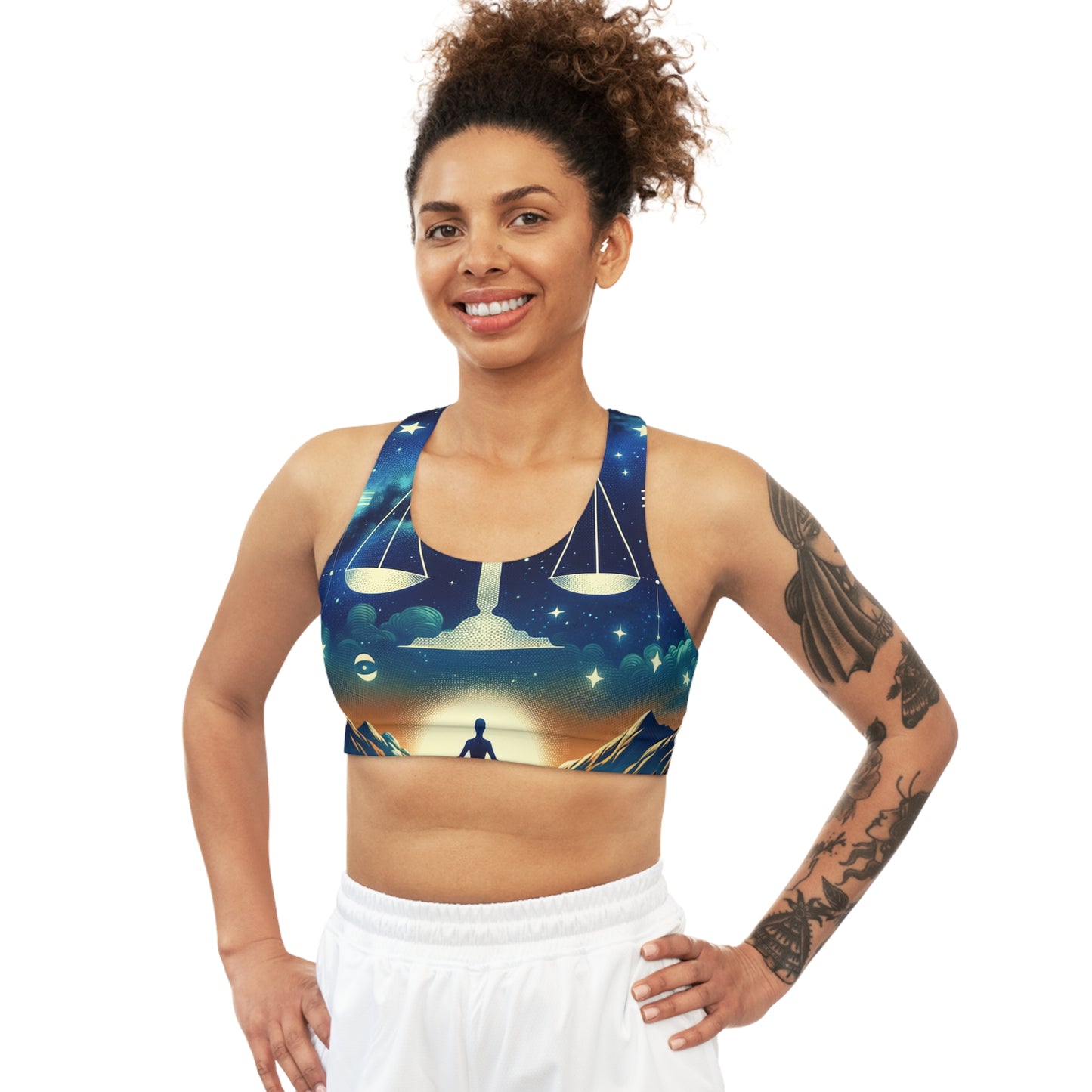 Celestial Libra - Seamless Sports Bra