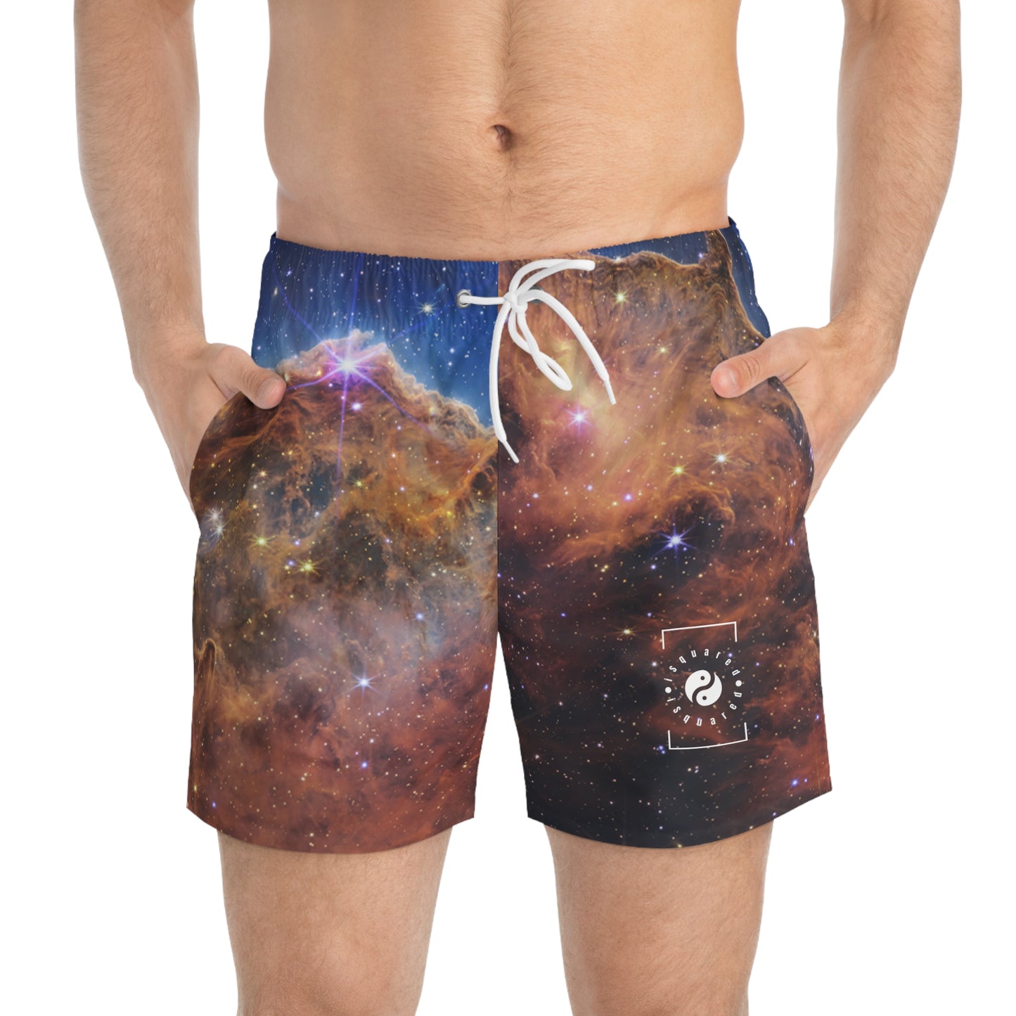 “Cosmic Cliffs” in the Carina Nebula (NIRCam Image) - JWST Collection - Swim Trunks for Men