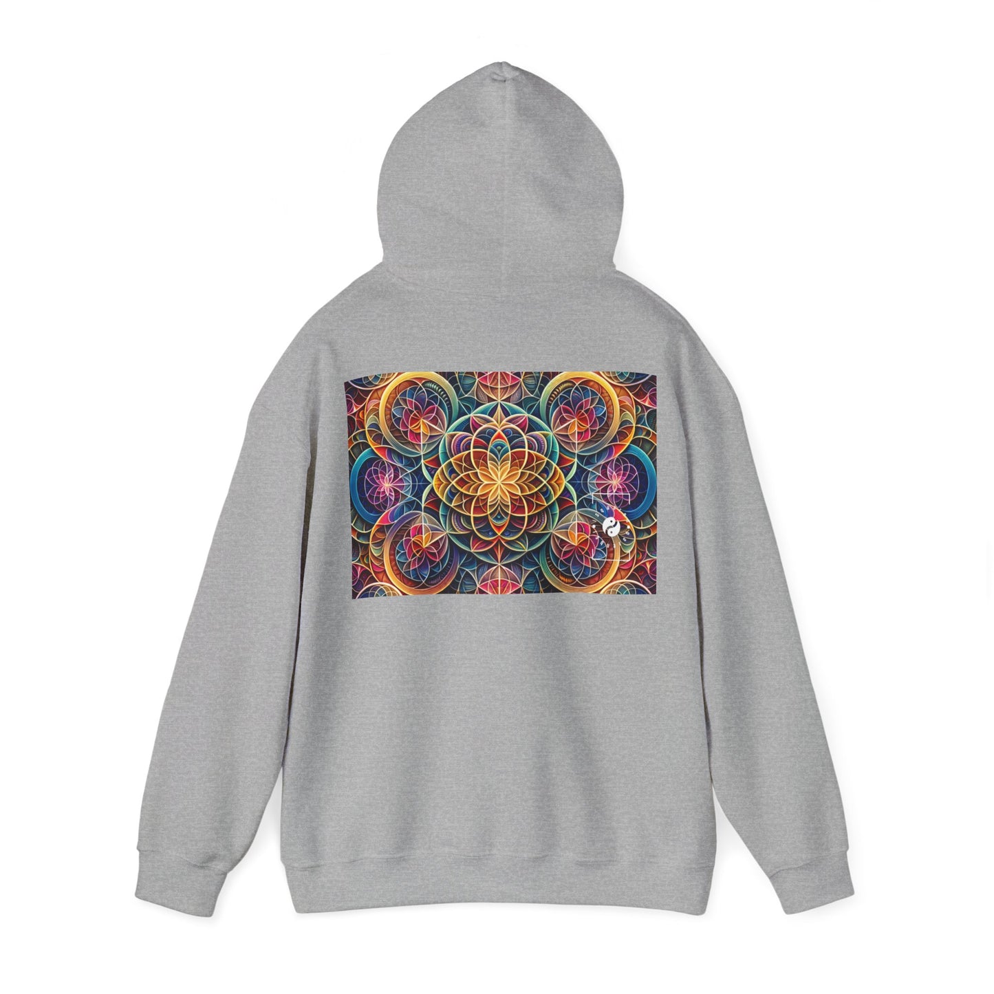 "Sacred Symmetry: Infinite Radiance of Love" - Hoodie