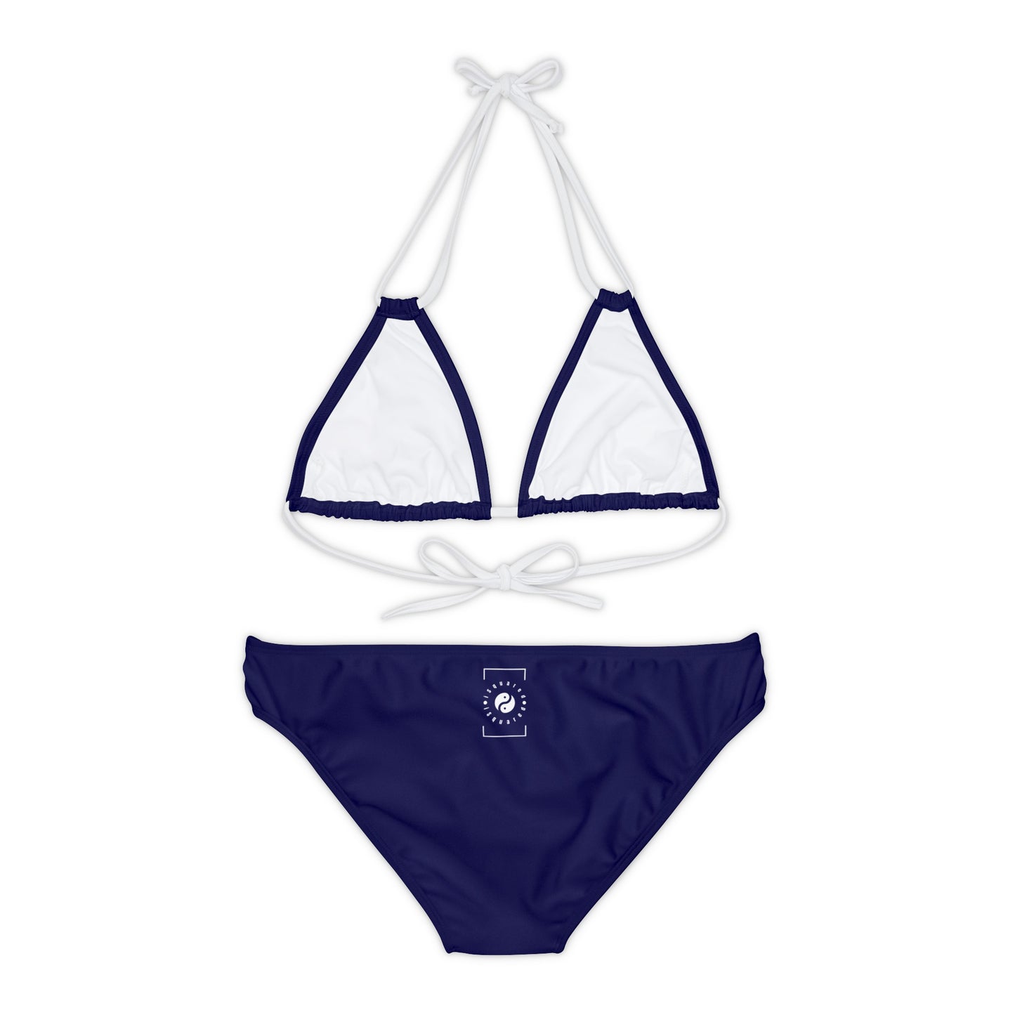 Bleu Royal - Ensemble bikini à lacets