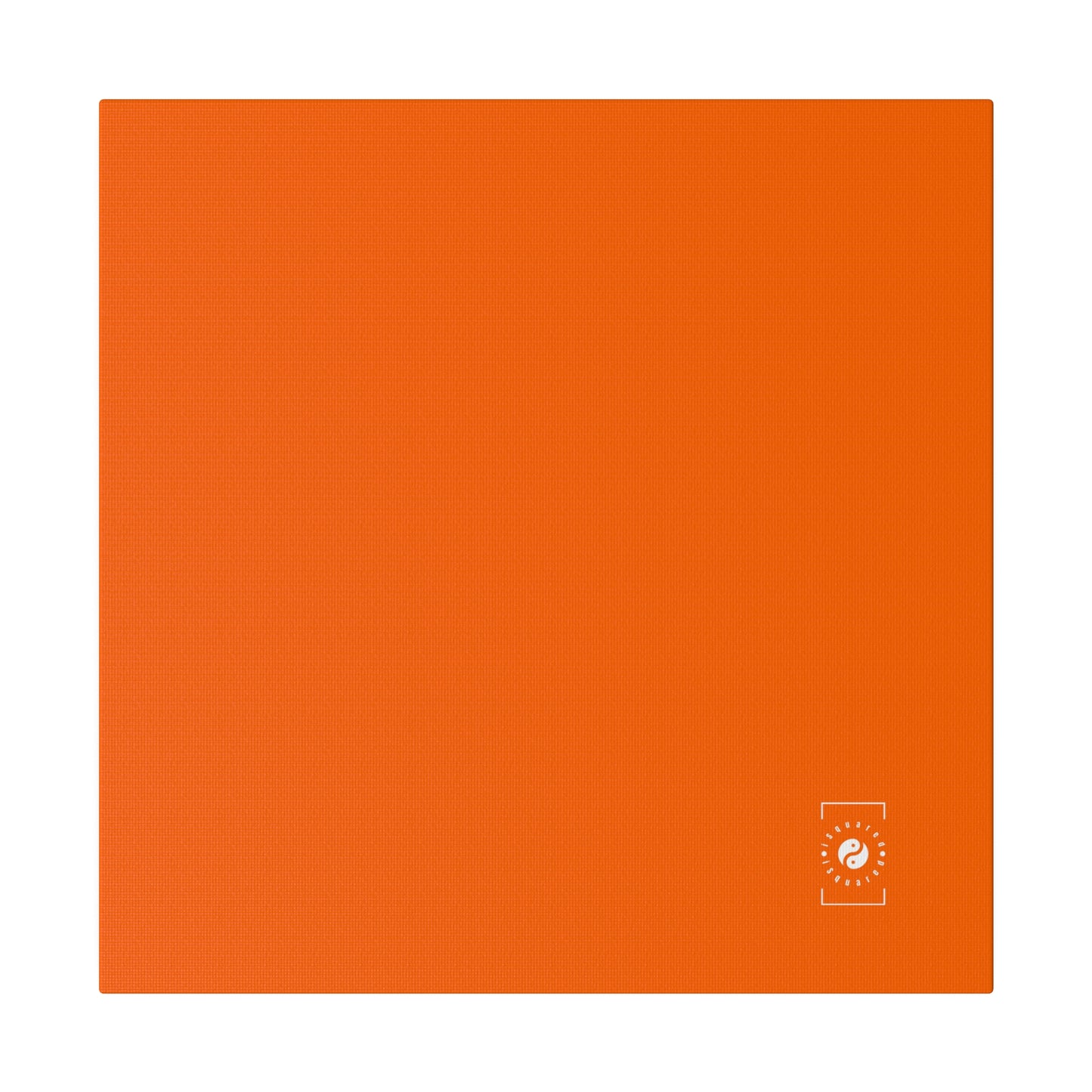 Neon Orange #FF6700 - Art Print Canvas