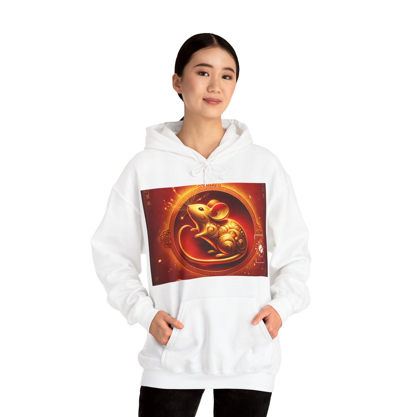 "Golden Emissary: A Lunar New Year's Tribute" - Hoodie