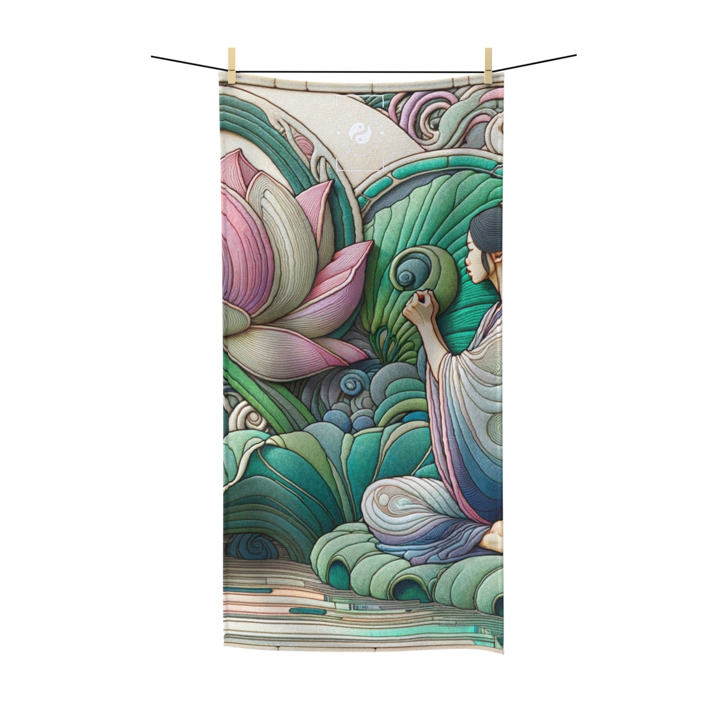 "Lotus Echo Serenity" - All Purpose Yoga Towel