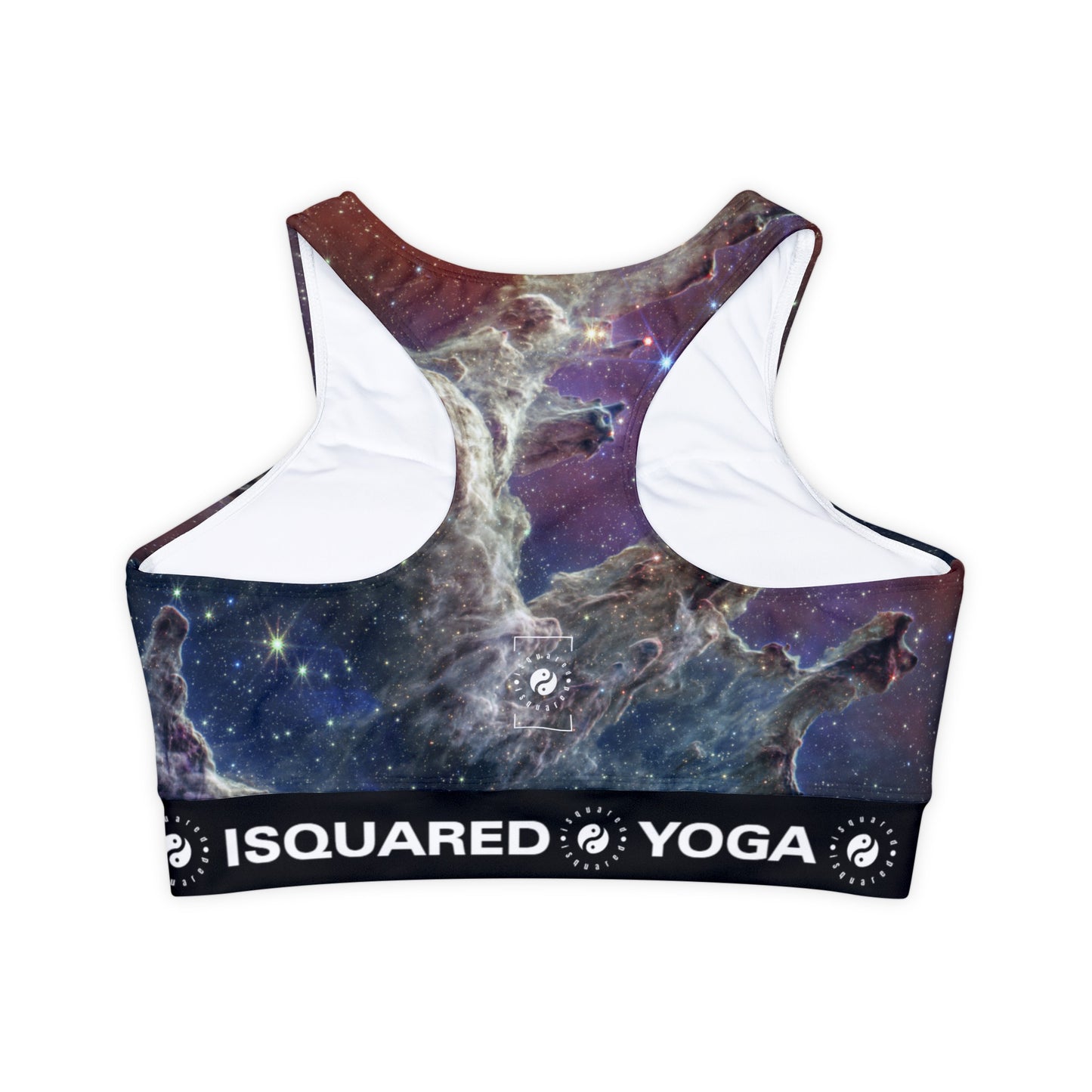Pillars of Creation (NIRCam and MIRI Composite Image) - JWST Collection - Lined & Padded Sports Bra