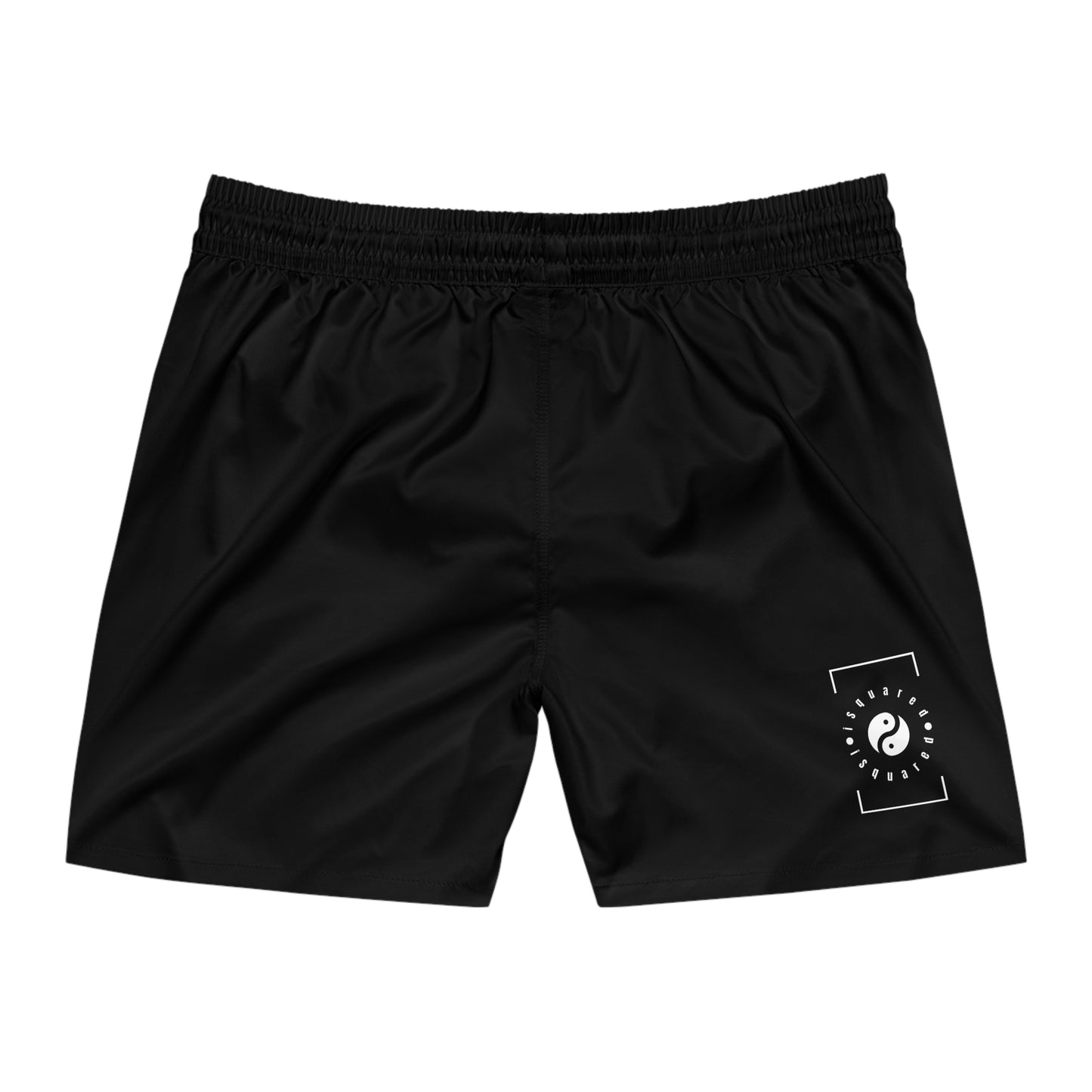 Pure Black - Swim Shorts (Solid Color) for Men