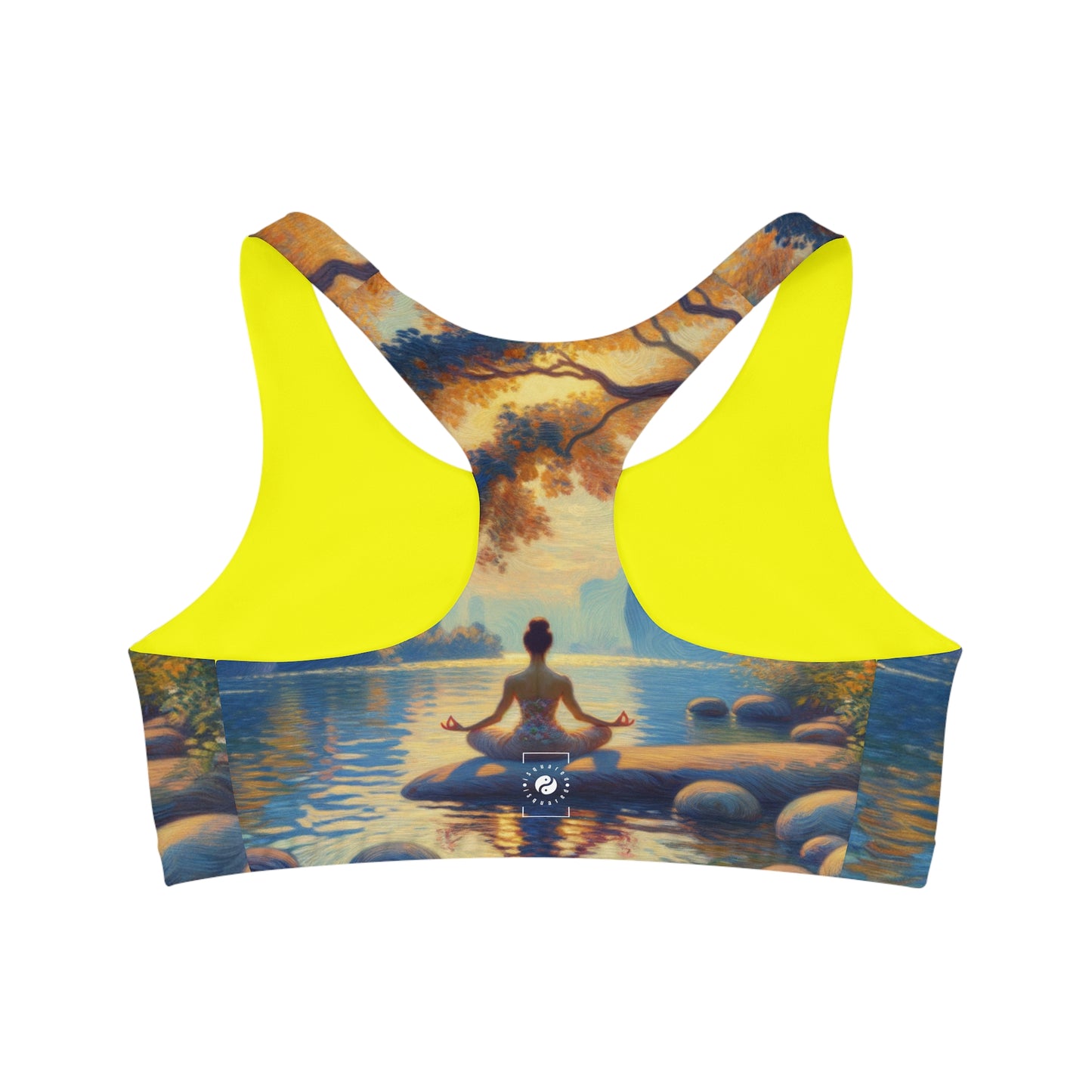 "Zen Blossom Alignment" - Seamless Sports Bra