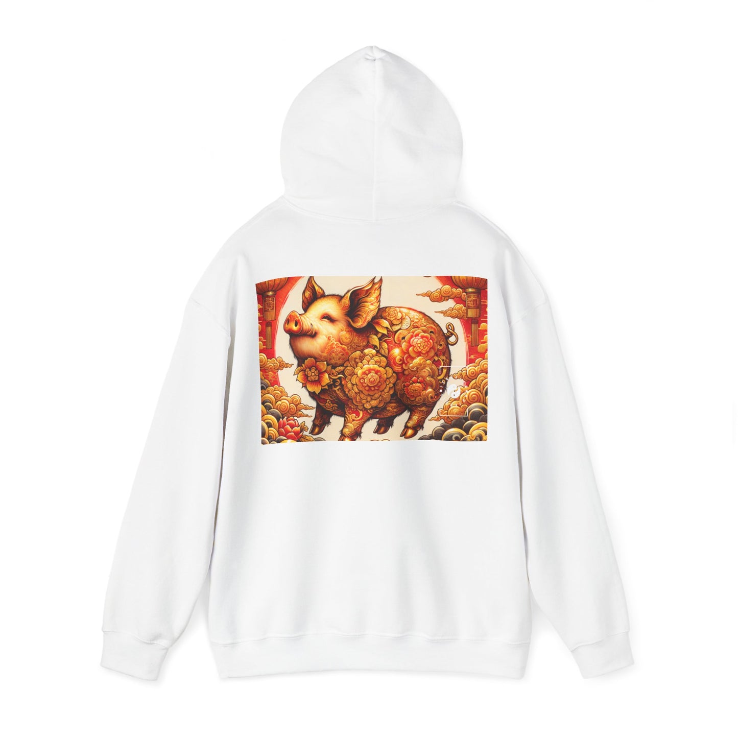 "Golden Prosperity: The Divine Boar Celebration" - Hoodie