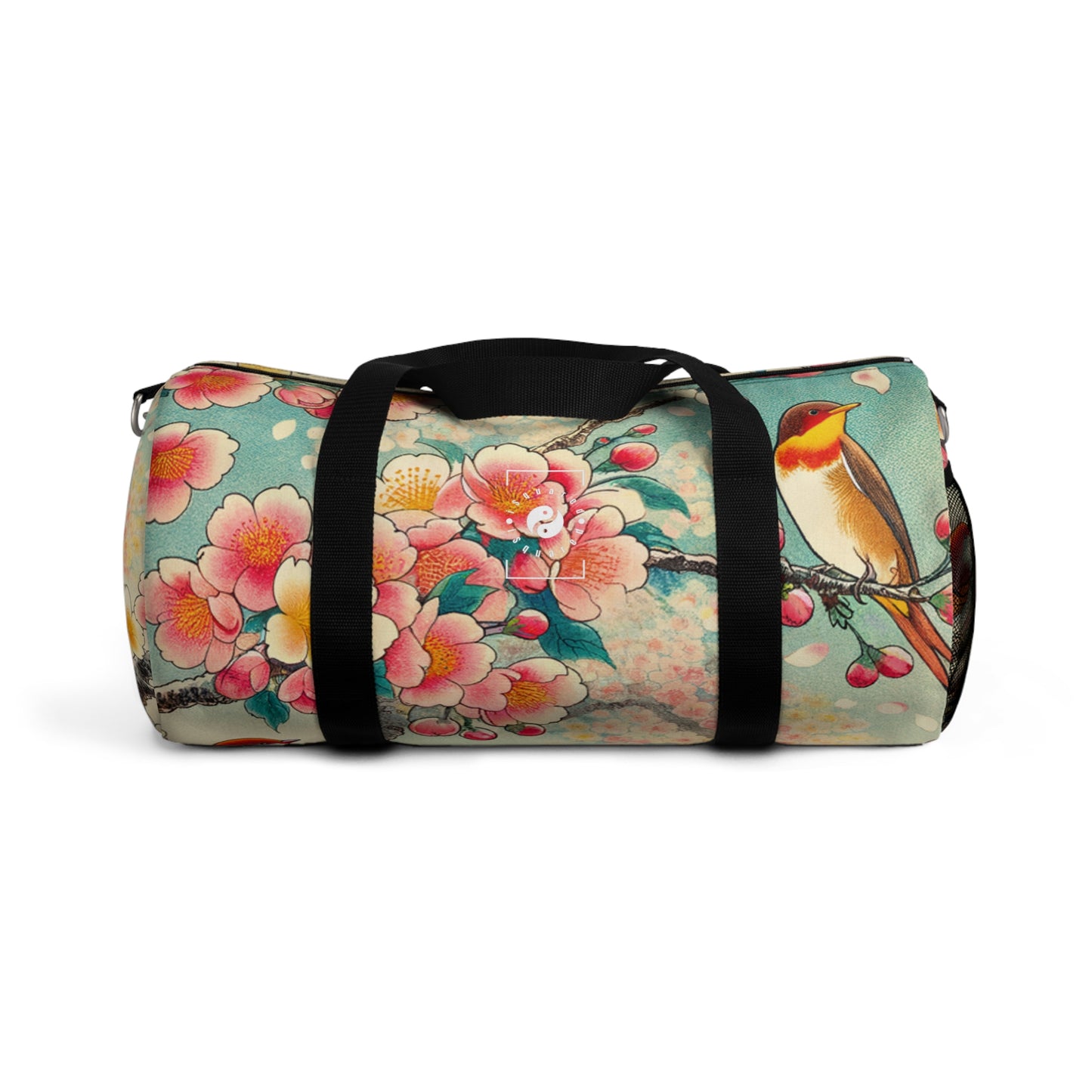 "Verdant Whispers: Sakura Chirping" - Duffle Bag