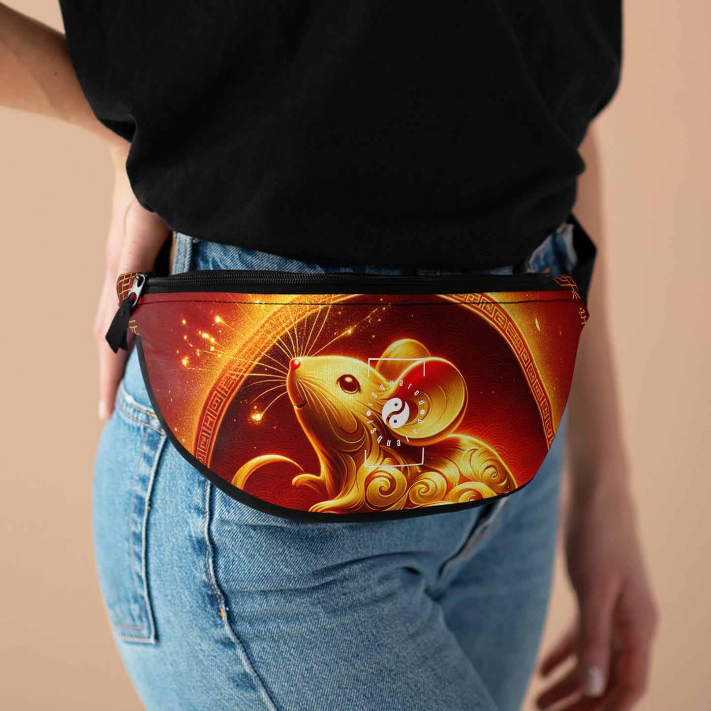 "Golden Emissary: A Lunar New Year's Tribute" - Fanny Pack