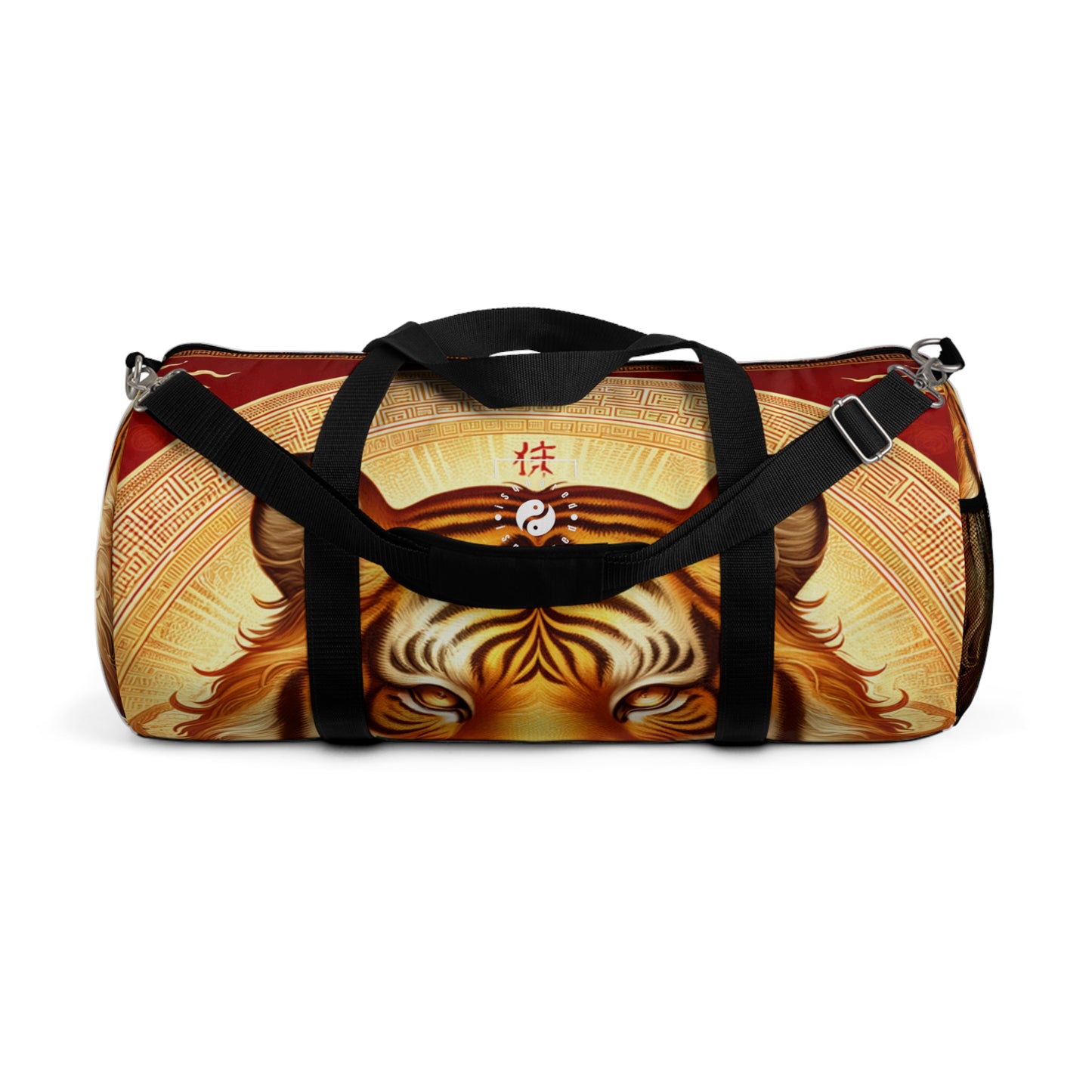 "Golden Majesty: Ascension of the Lunar Tiger" - Duffle Bag