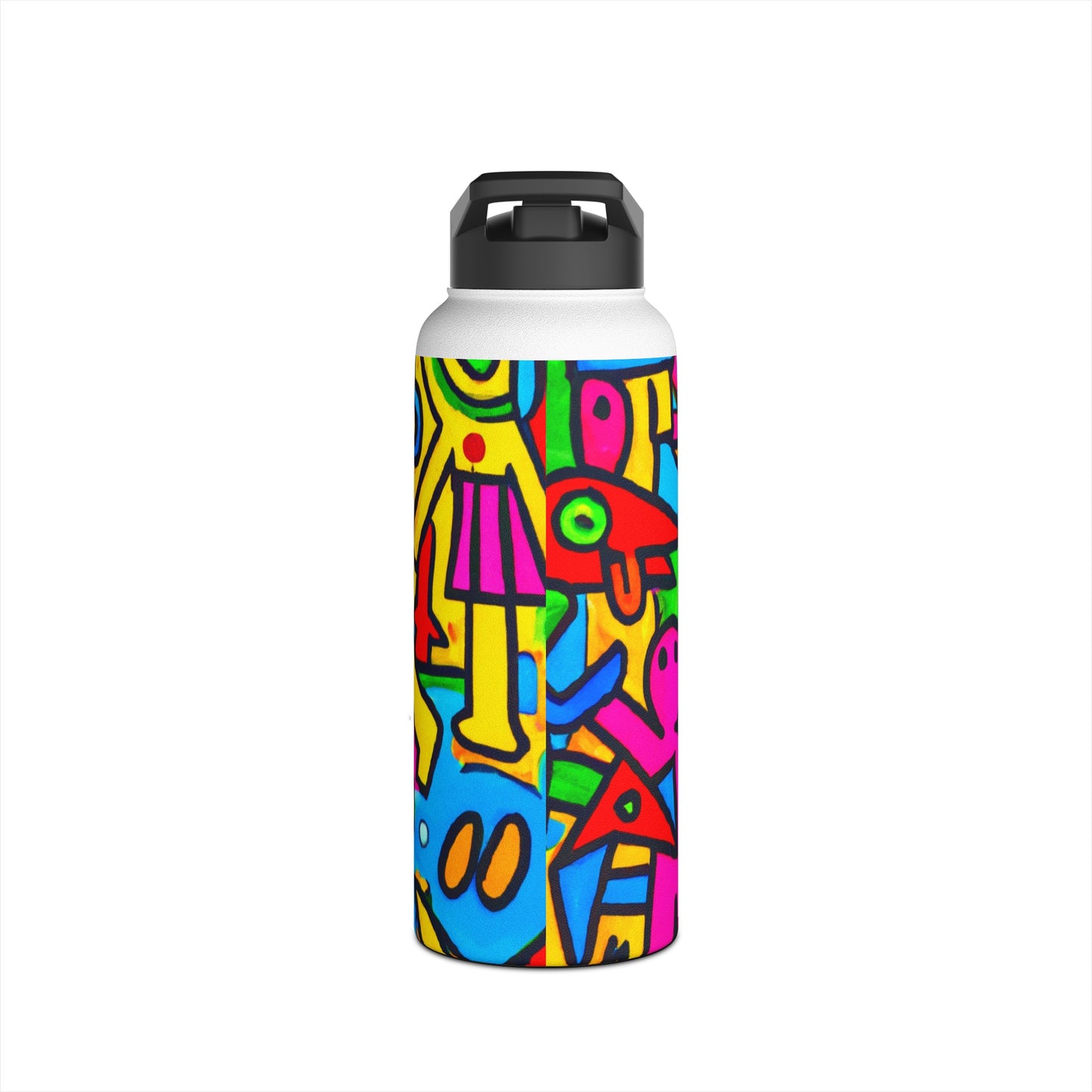 symbols of happiness - Water Bottle