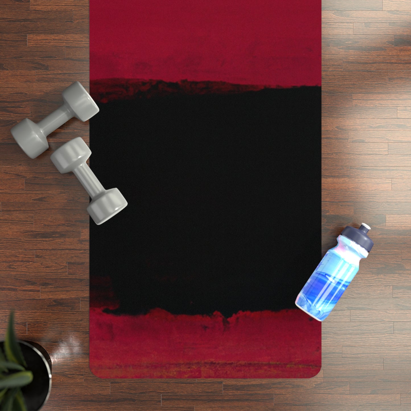 Vermillon nocturne - Tapis de yoga