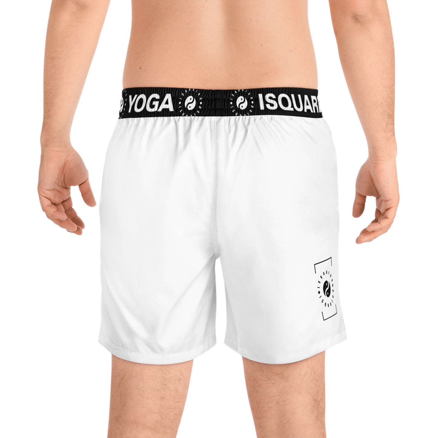 Angel White - Swim Shorts (Mid-Length) for Men
