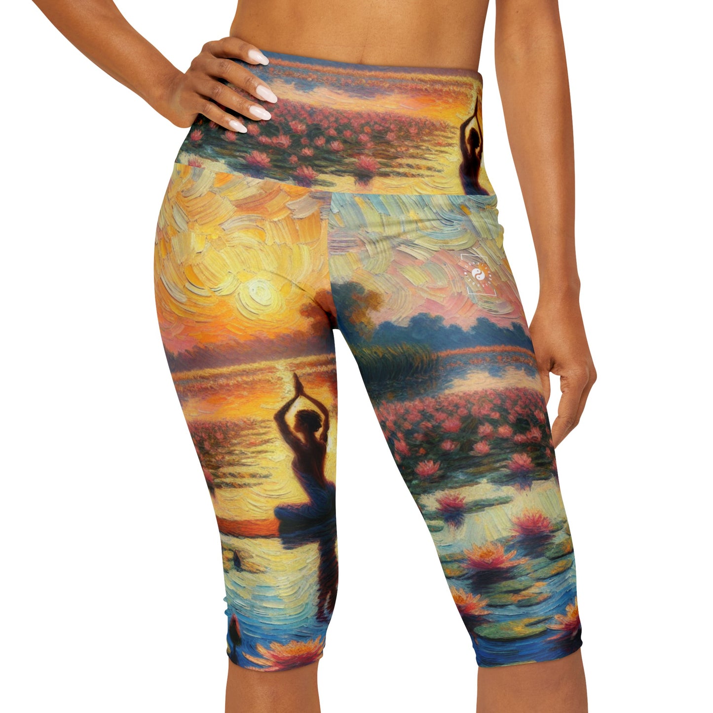 Sebastiano Del Fiore - High Waisted Capri Leggings