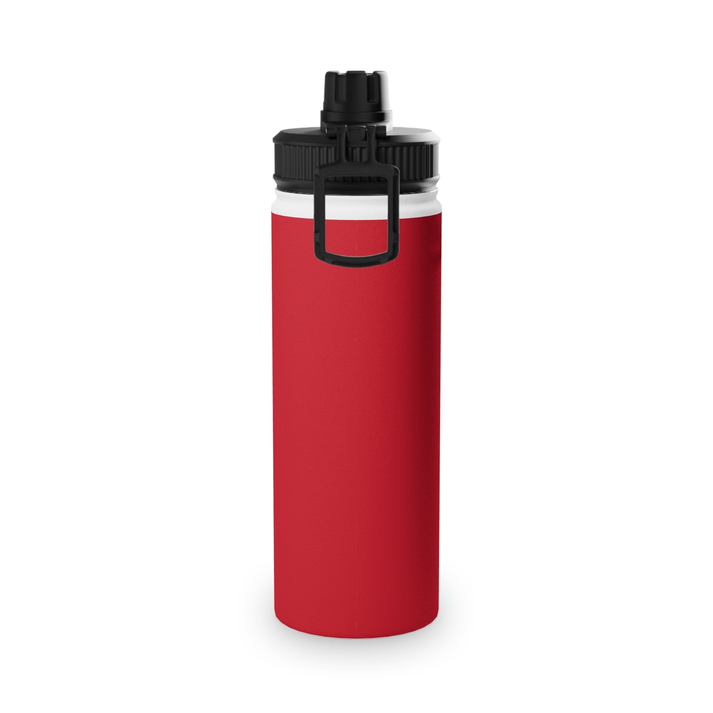 #D10927 Scarlet Red - Sports Water Bottle