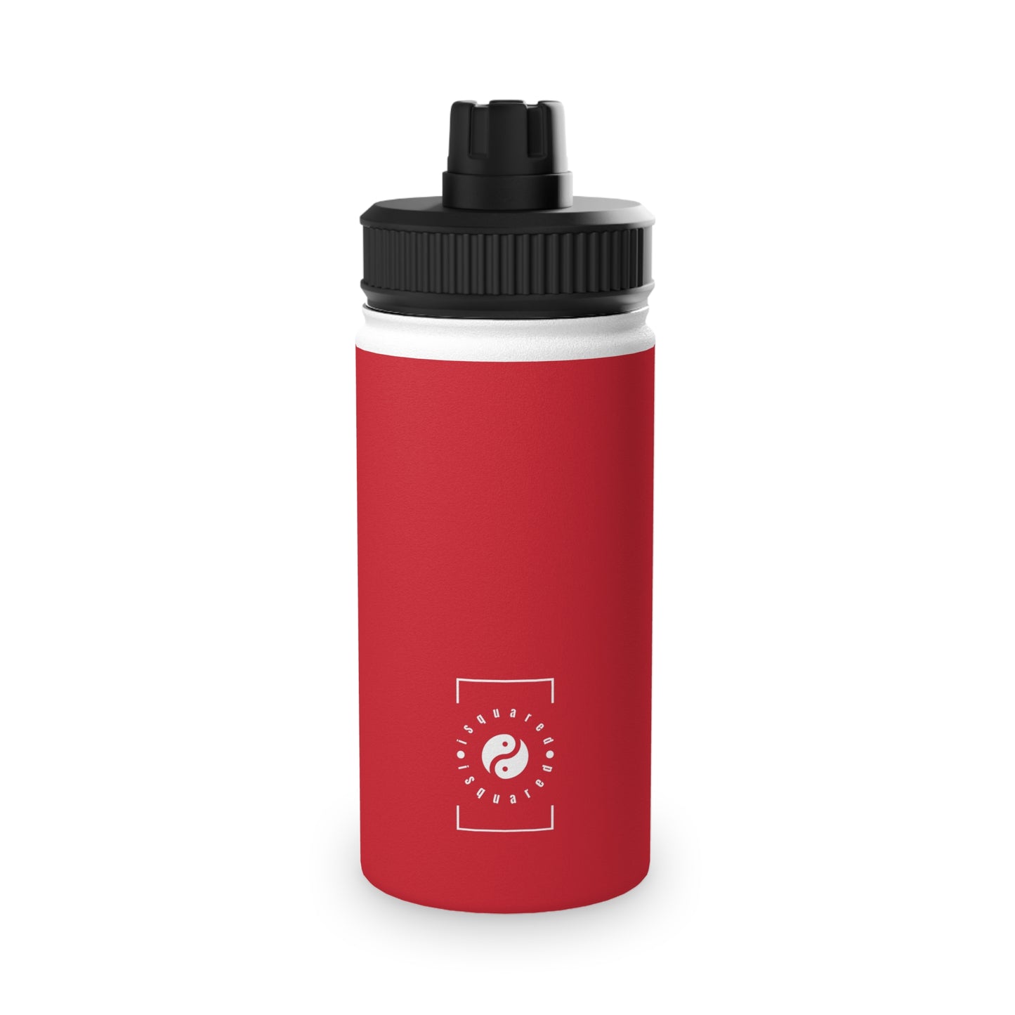 #D10927 Scarlet Red - Sports Water Bottle