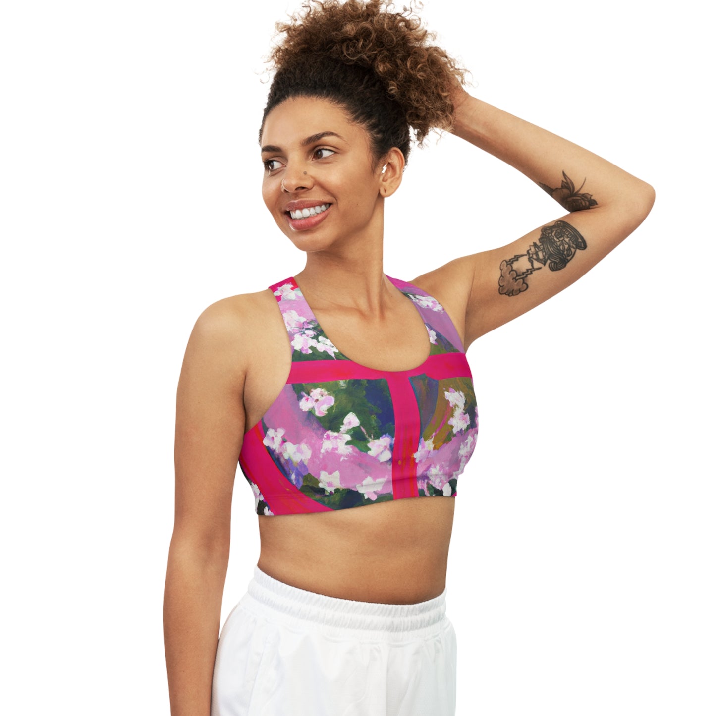 "Bloom Resurgence" - Soutien-gorge de sport sans couture 