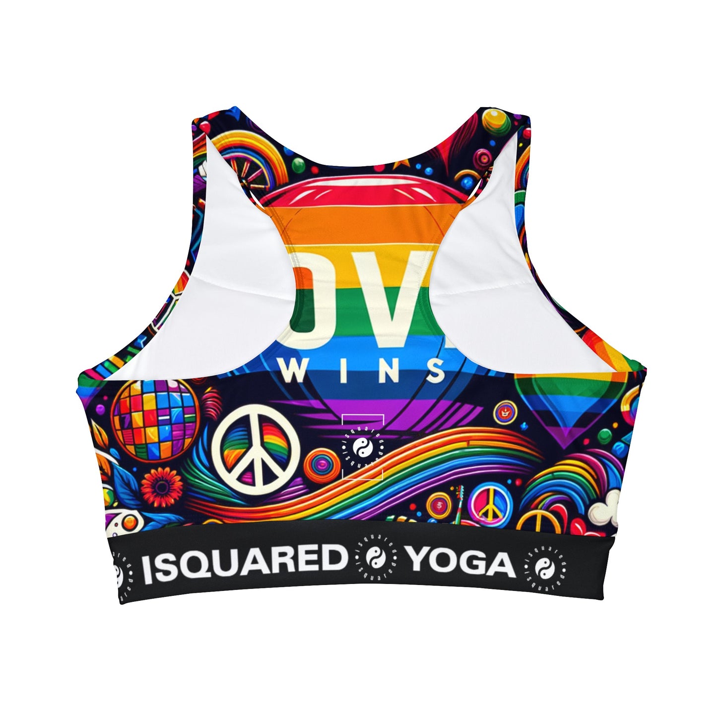 LOVE WINS - High Neck Crop Top