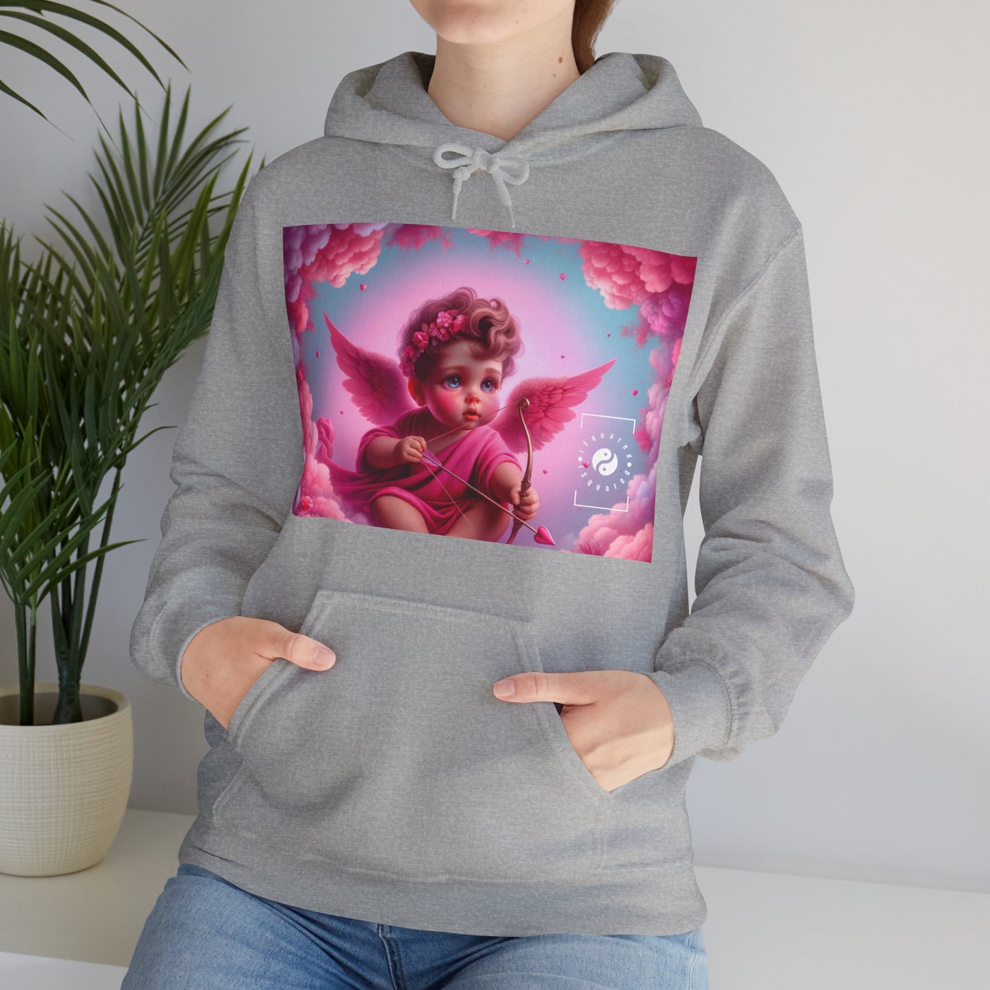 "Bold Blush: A Cupid's Love Affair" - Hoodie