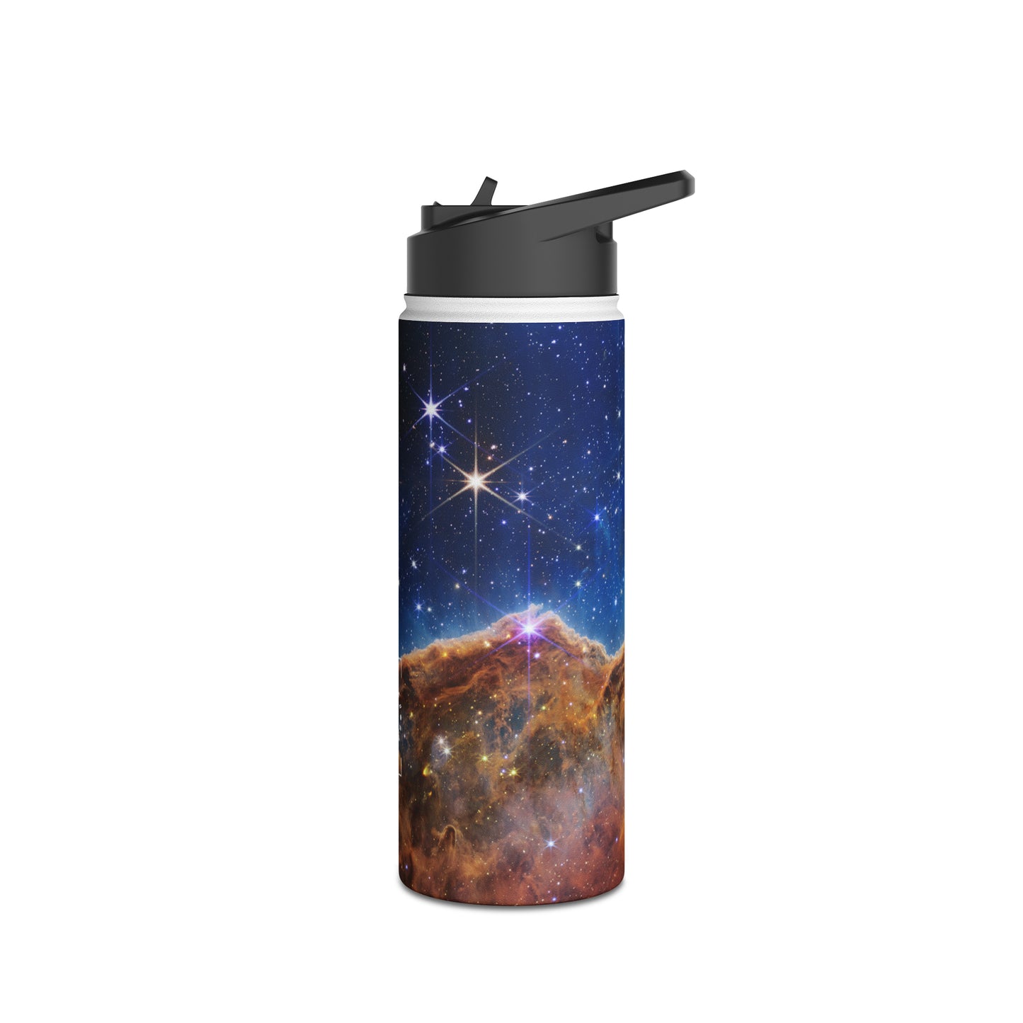 “Cosmic Cliffs” in the Carina Nebula (NIRCam Image) - JWST Collection - Water Bottle