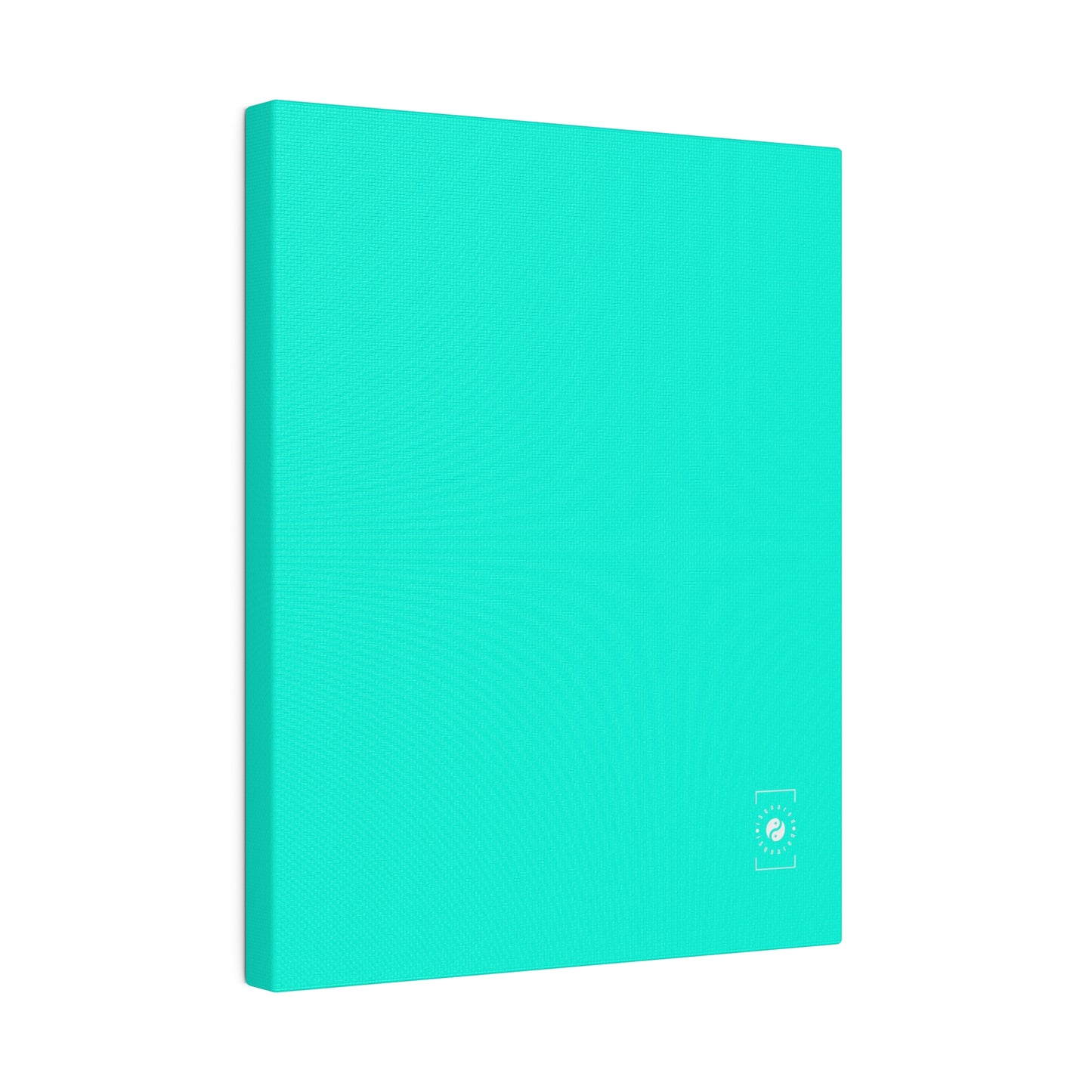 Neon Teal #11ffe3 - Art Print Canvas