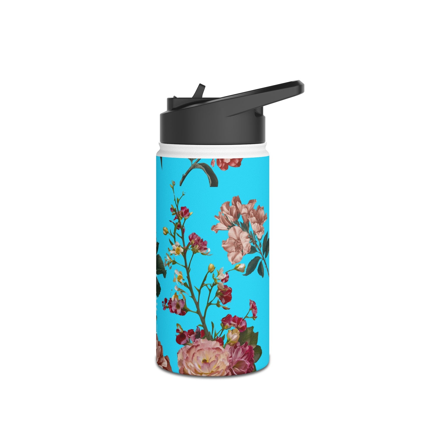 Botanicals on Azure - Water Bottle