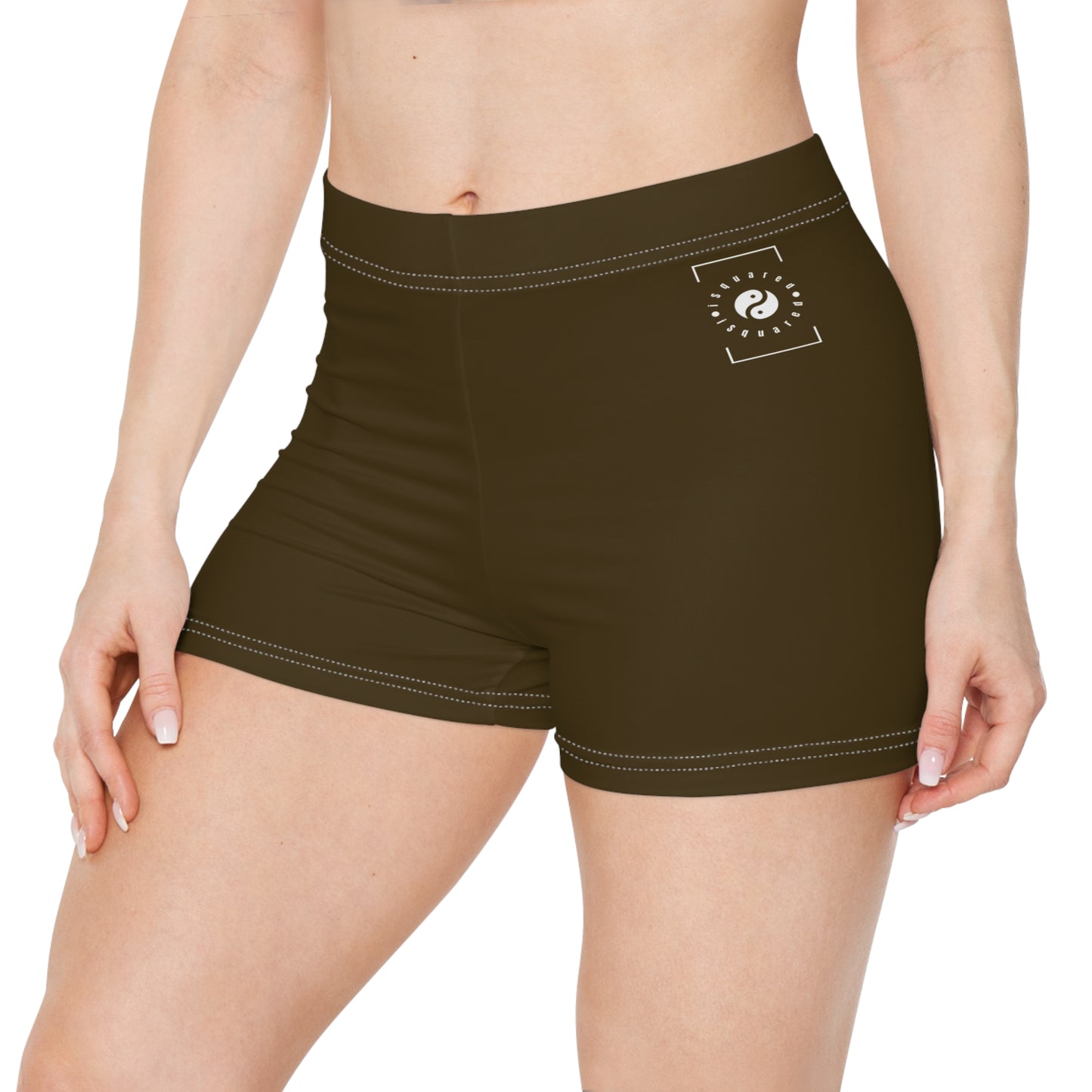 Earthy Brown - Mini short de yoga chaud 